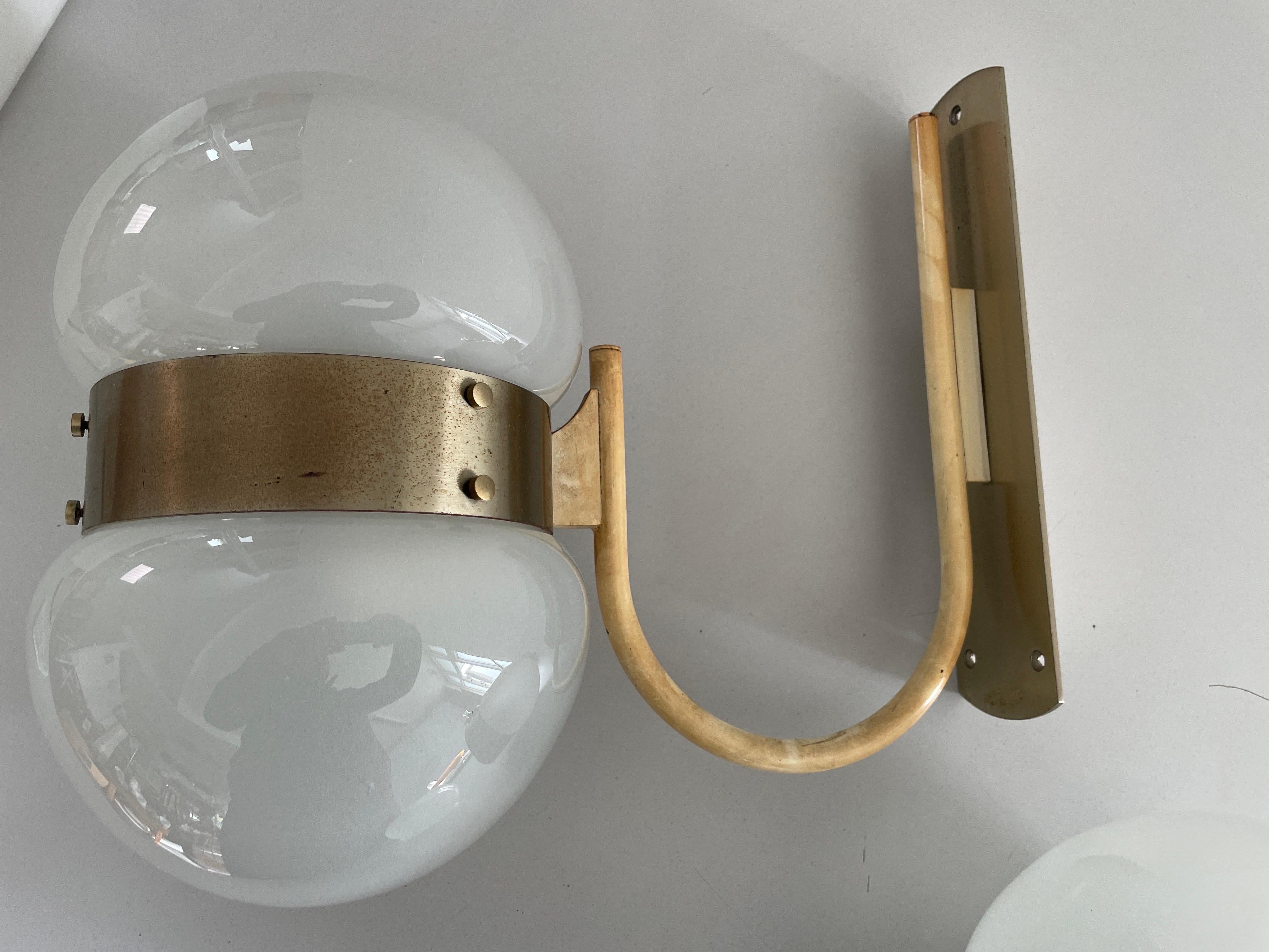 Large Pair of Wall Lamps by Sergio Mazza for Artemide, 1960s, Italy For Sale 11