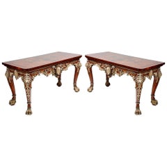 Large Pair of William Kent Style Console Tables
