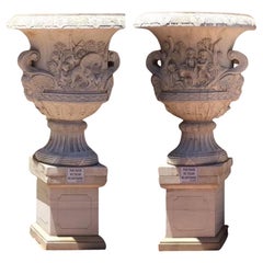 Large Pair Urns on Pedestals