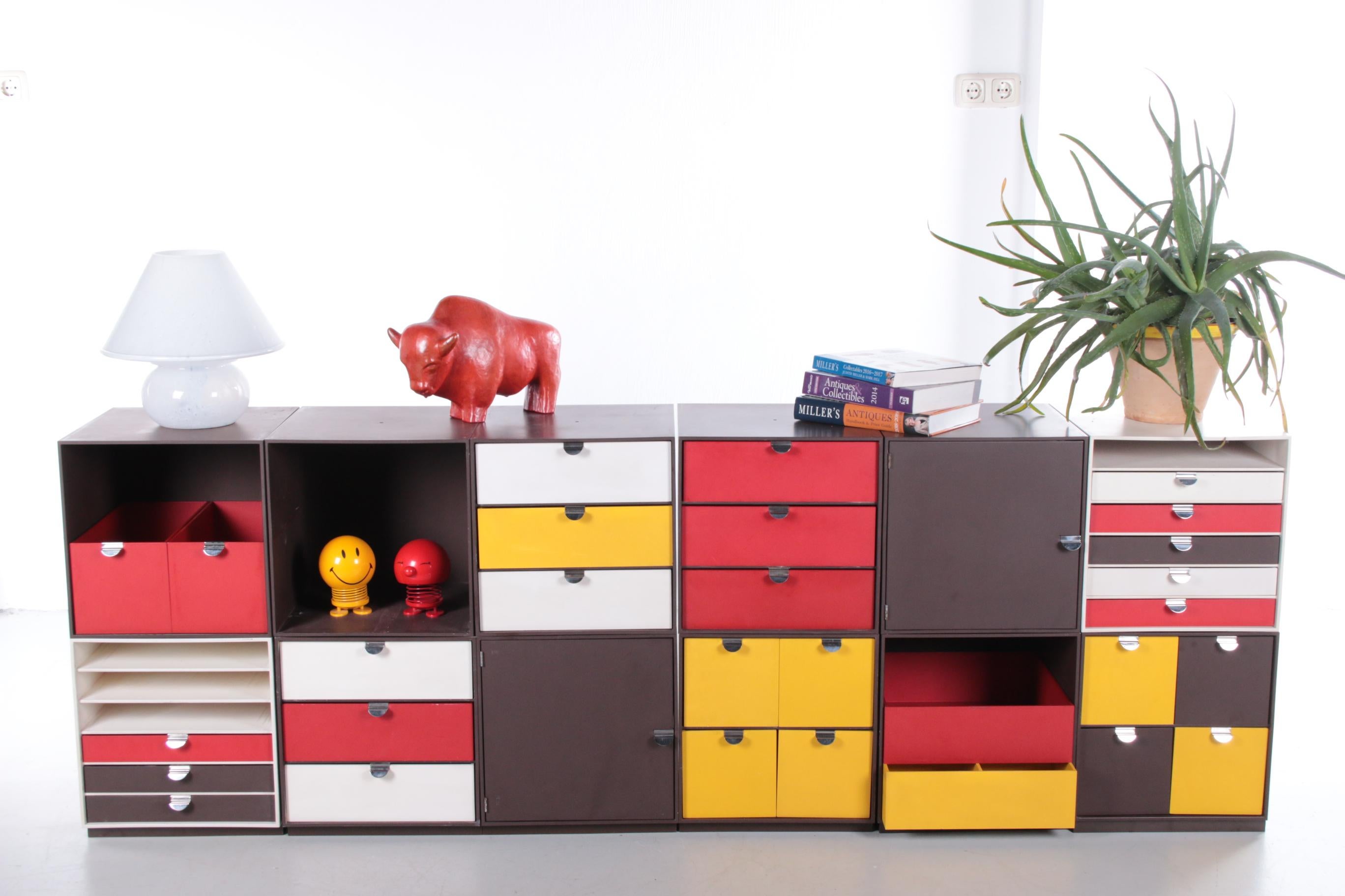 Large Palaset wall unit by Ristomatti Ratia for Marimekko, 1970s For Sale 5