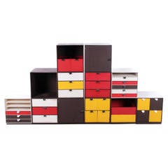 Gran mueble alto Palaset de Ristomatti Ratia para Marimekko, años 70