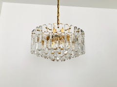 Großer Palazzo-Kronleuchter aus Eisglas von J.T. Kalmar