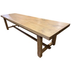 Large Pale Farmhouse Table