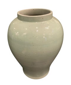 Large Pale Turquoise Pair Vases, China, Contemporary