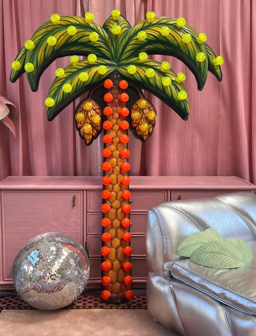 British Large Palm light from Blackpool illuminations.  For Sale