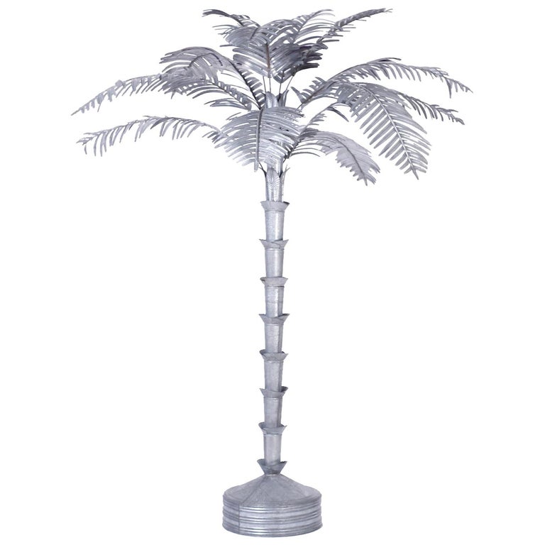 Large Palm Tree Sculpture at 1stDibs metal palm trees, palm tree