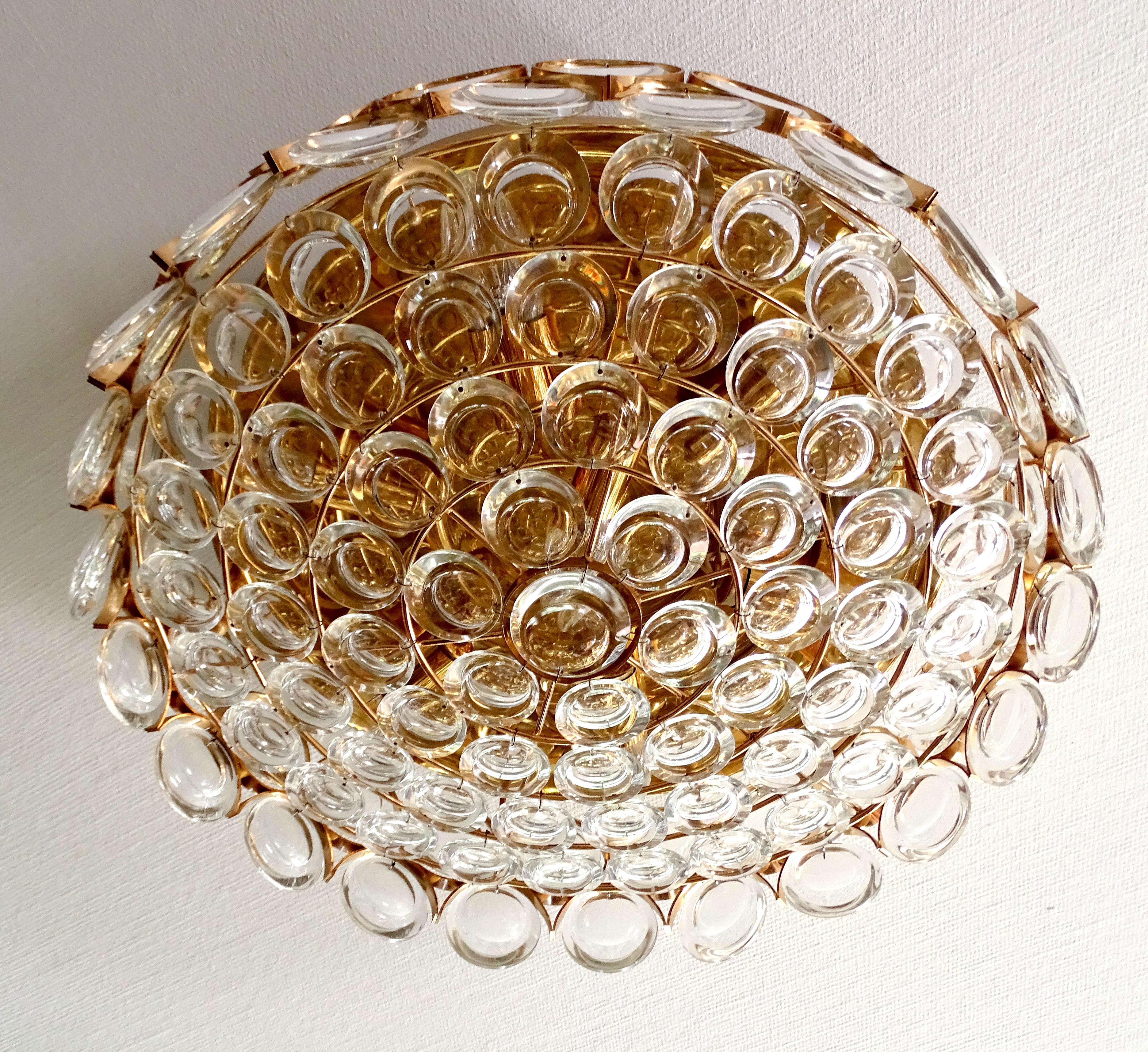  Large 1960s Creole Glass Palwa Pendant Light For Sale 2