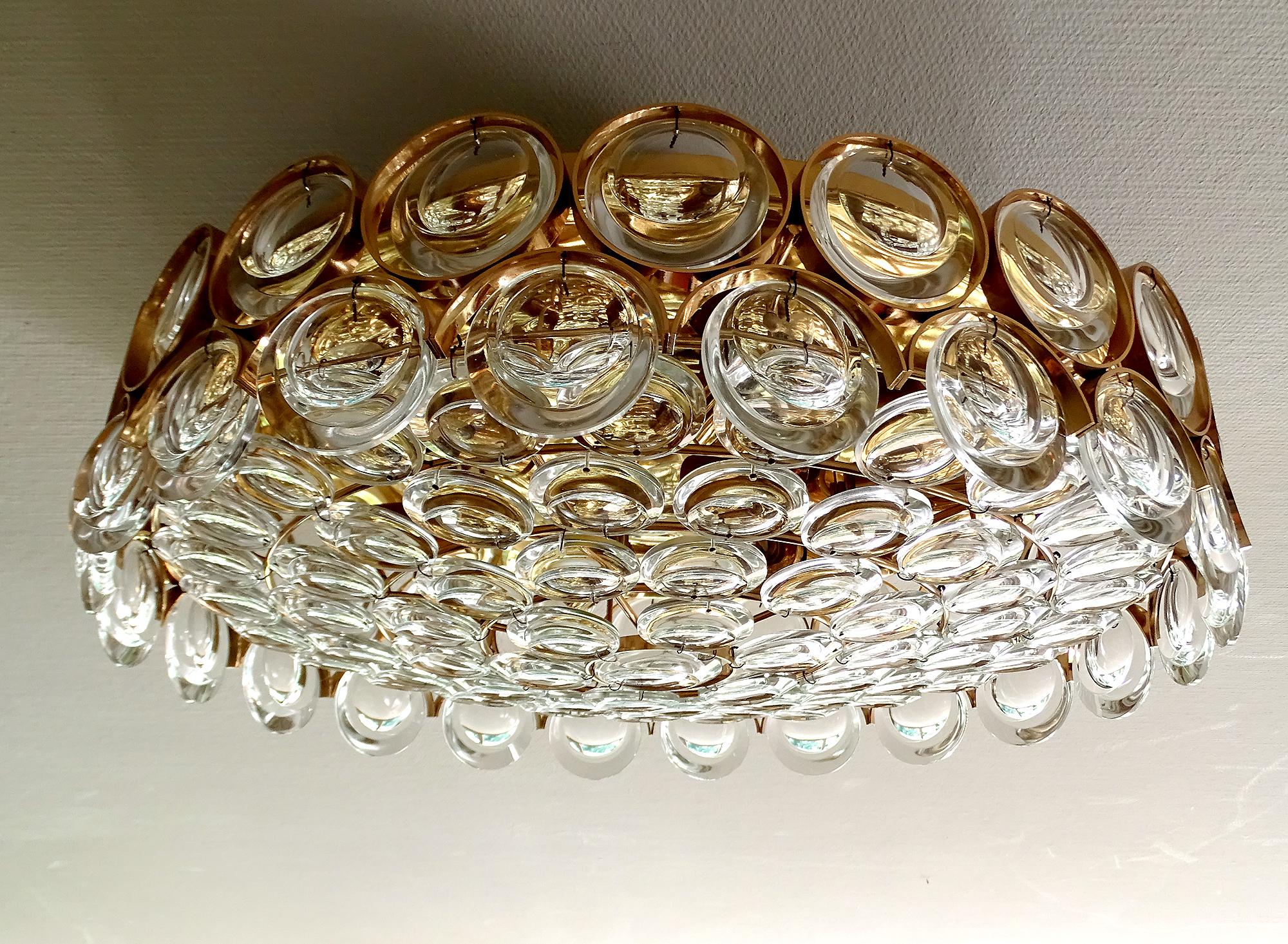  Large 1960s Creole Glass Palwa Pendant Light For Sale 9