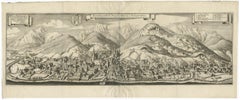 Large Panoramic View of Eisenerz, an Old Mining Town in Styria, Austria, c.1650