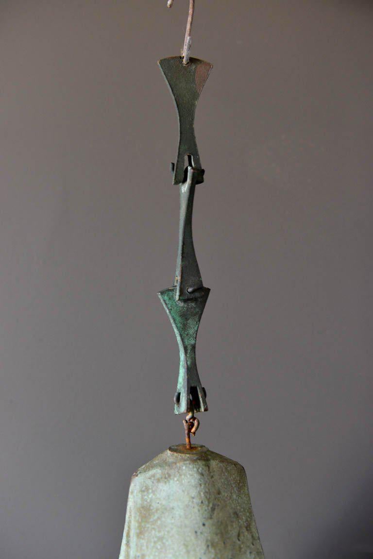 Large Paolo Soleri Bronze Windbell, circa 1965 In Good Condition In Costa Mesa, CA