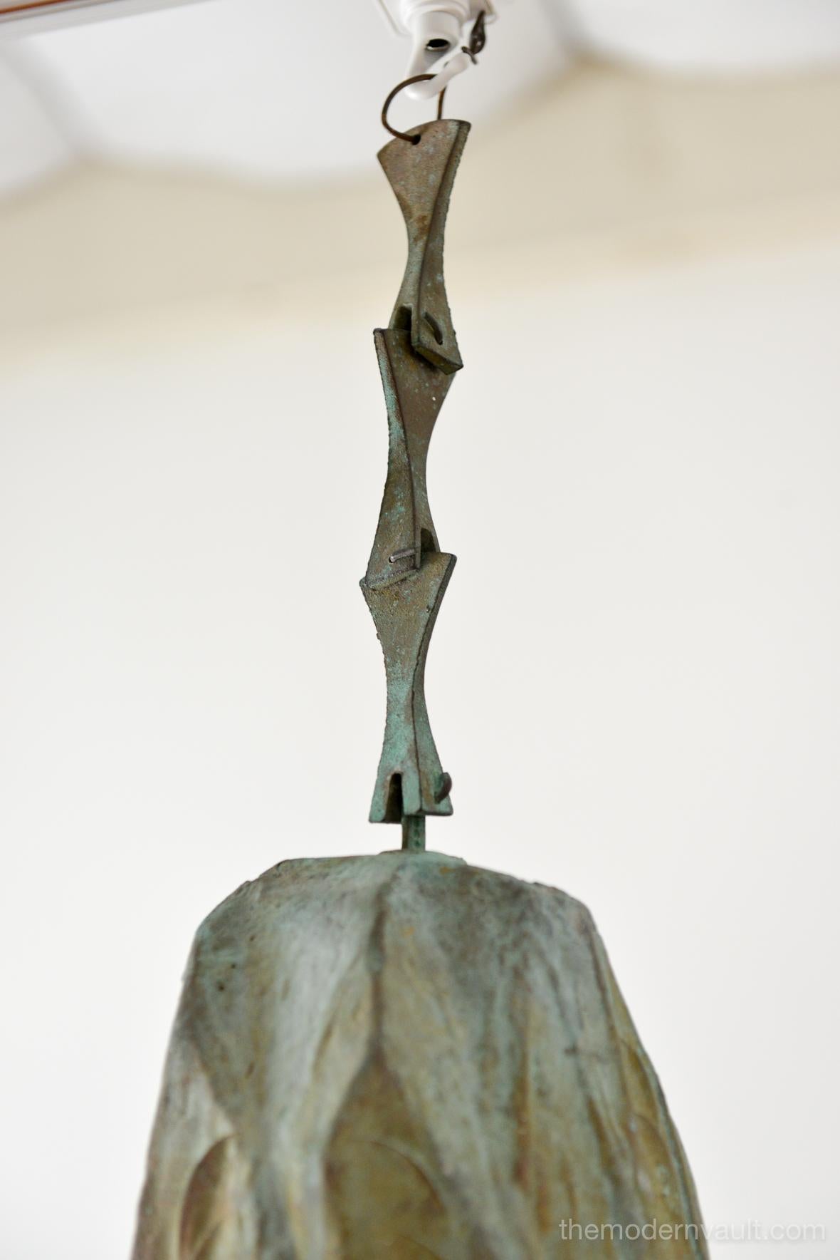 Large Paolo Soleri Bronze Windbell, circa 1965 2