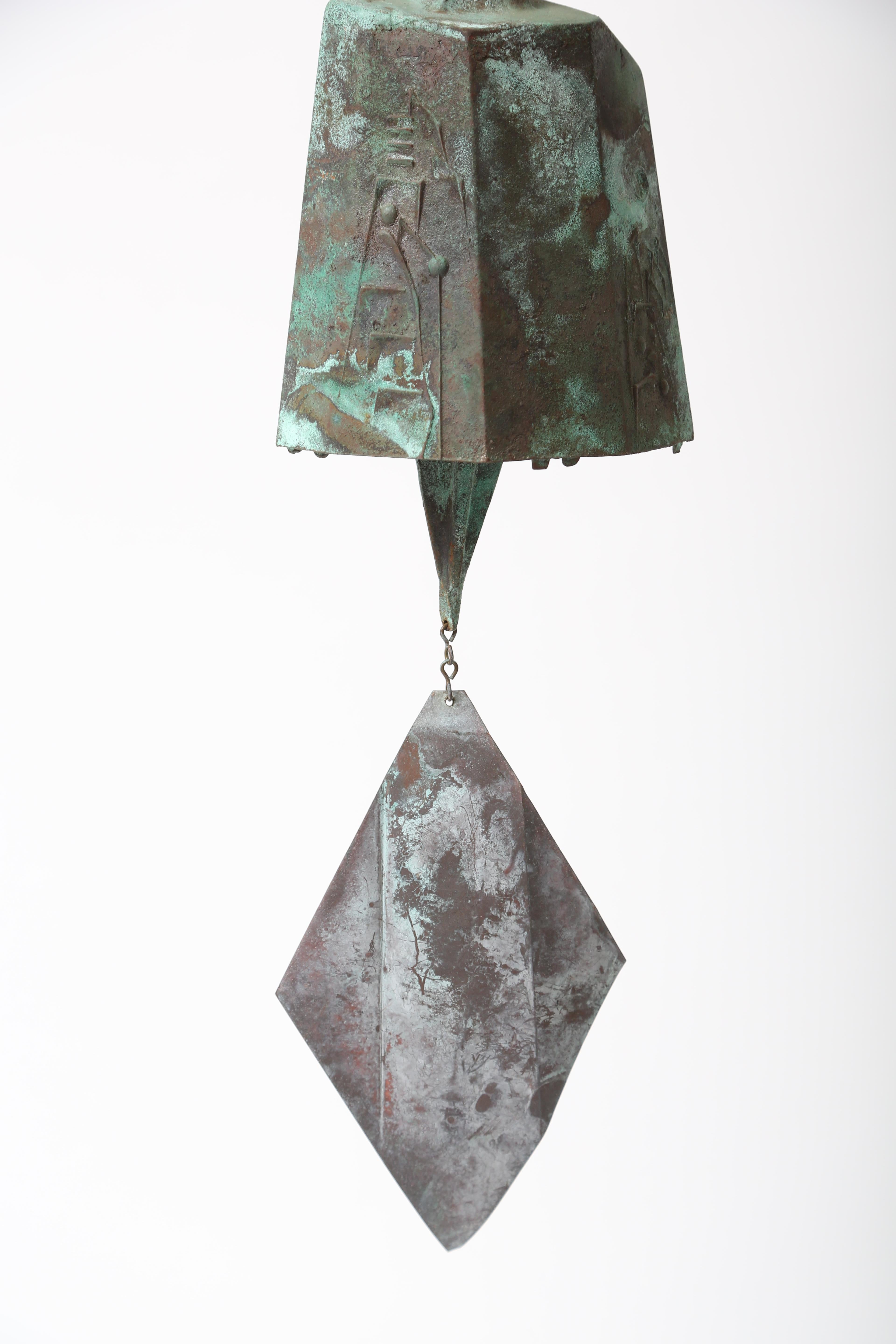 American Large Paolo Soleri Wind Chime