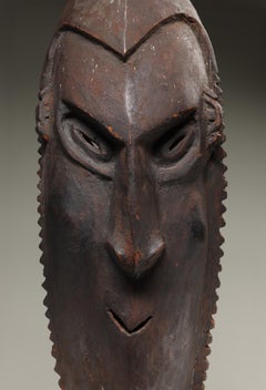 Large Papua New Guinea Sepik River Mask Strong Face