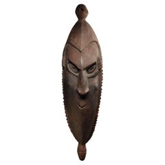 Large Papua New Guinea Sepik River Mask Strong Face