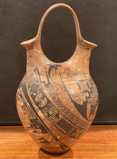 Large "Paquime Pottery" Wedding Pot / Vase by Damien E. Quezada for Mata Ortiz