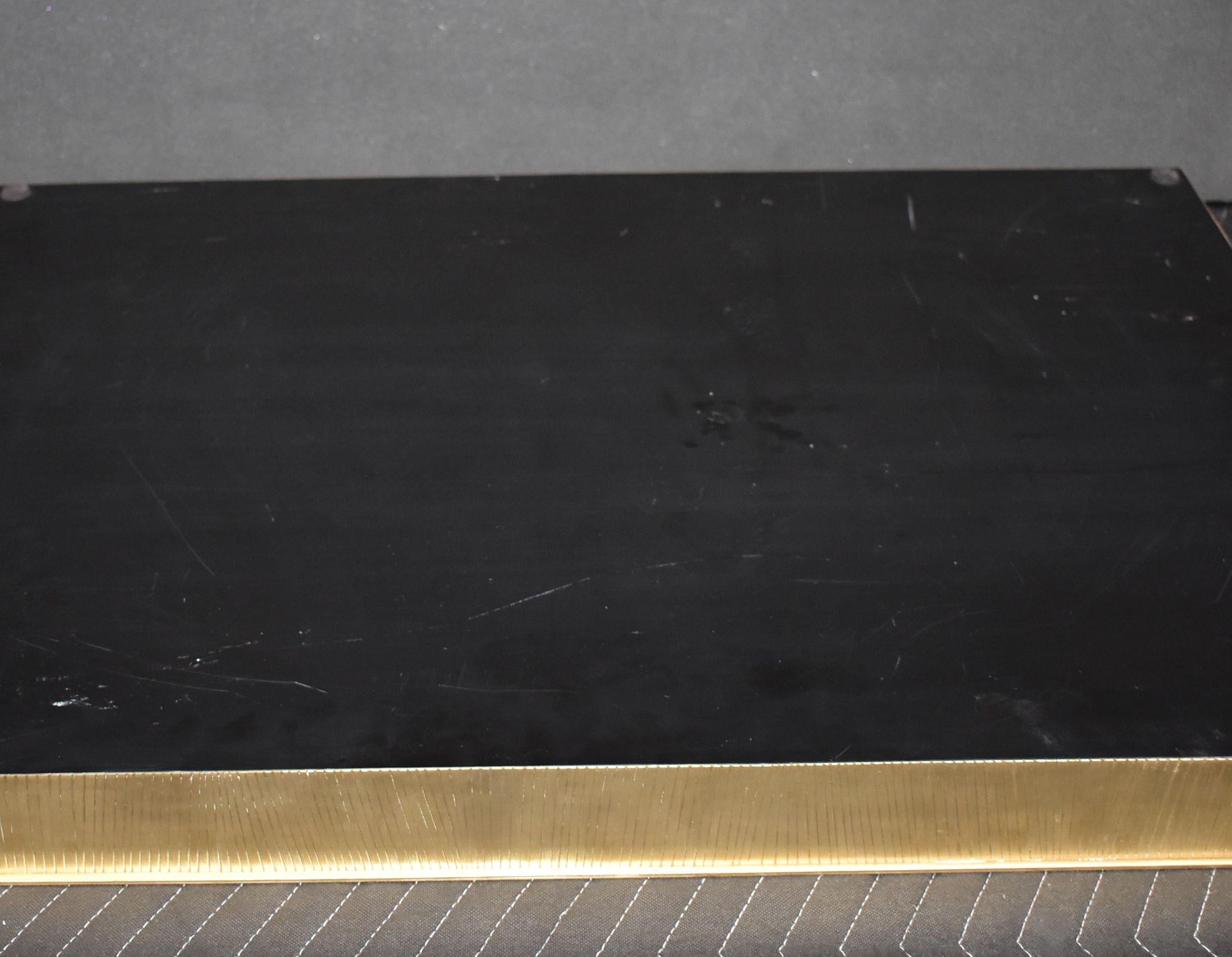 Large Parchment and Brass Tray 4
