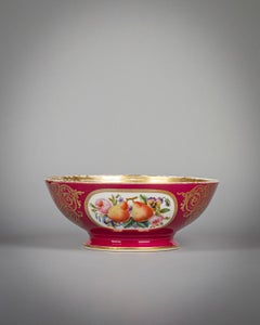 Large Paris Porcelain Centerpiece Bowl, circa 1880