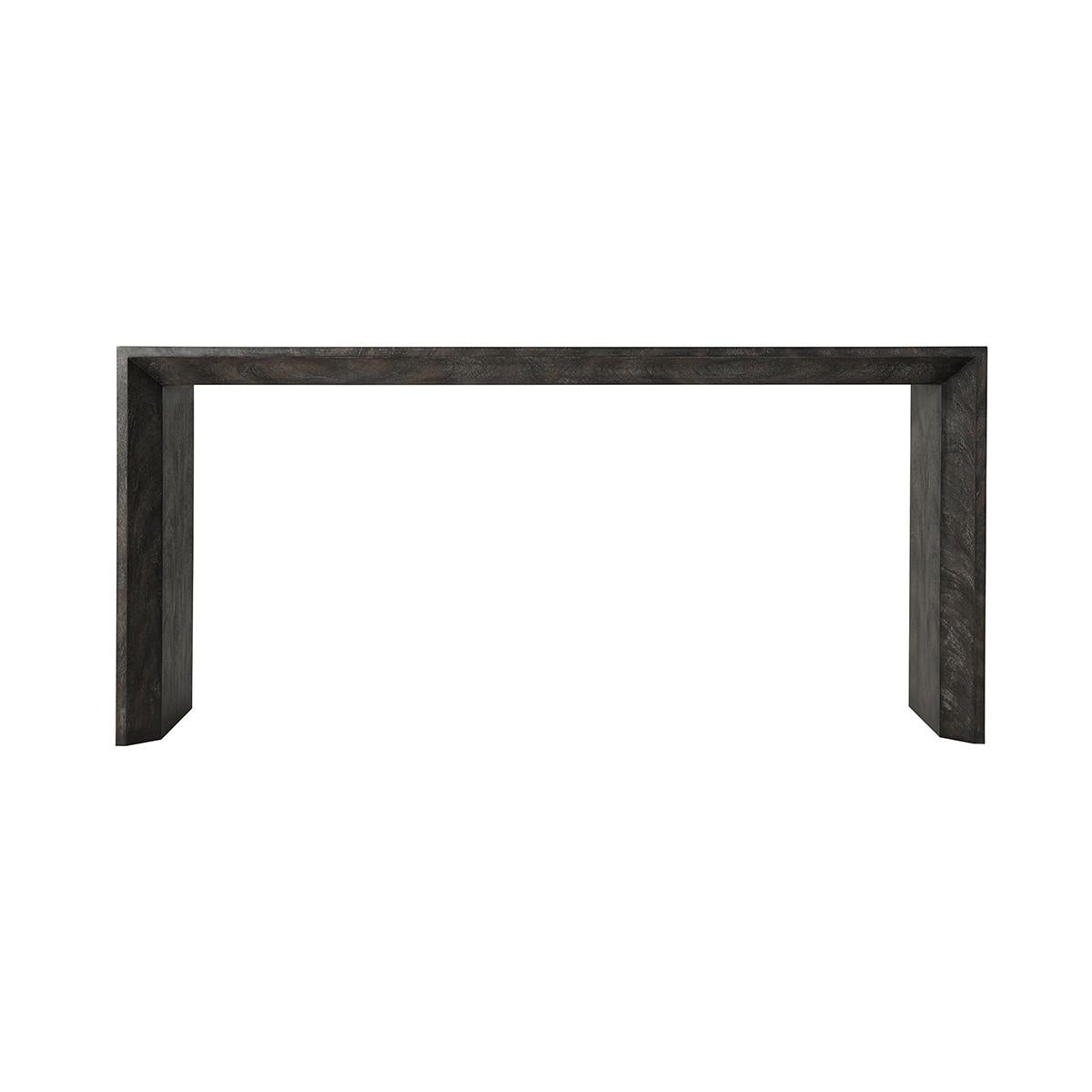  a stylish and functional addition to any living space. This sleek and versatile table is designed to enhance the aesthetic appeal of your home while providing practical display options.

Crafted with meticulous attention to detail, the console