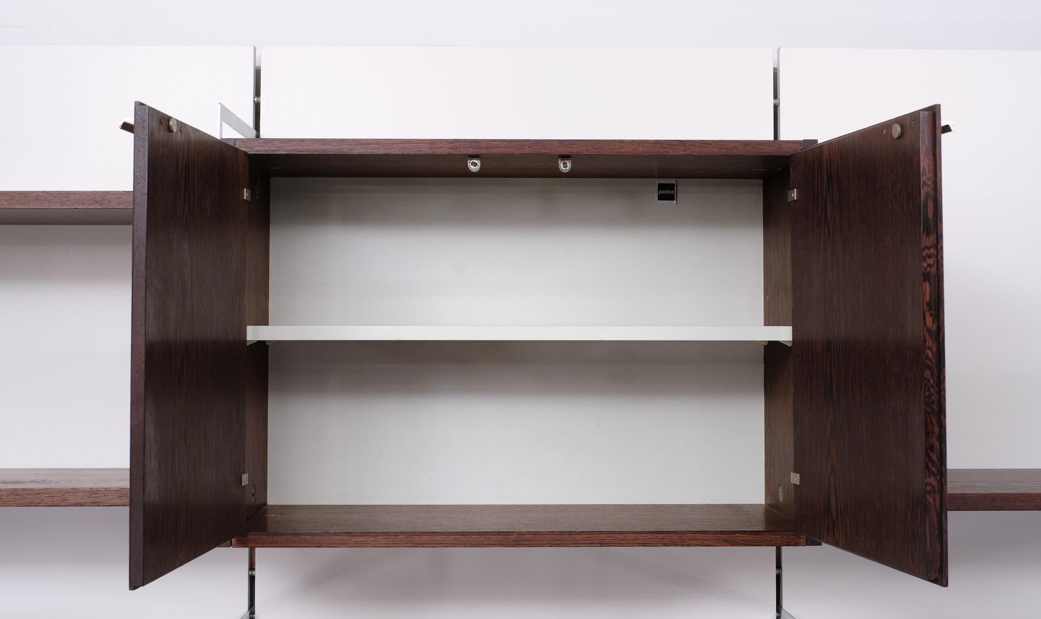 Large Pastoe Wall Unit ''Japan Series '' Cees Braakman  1958  Holland  For Sale 11