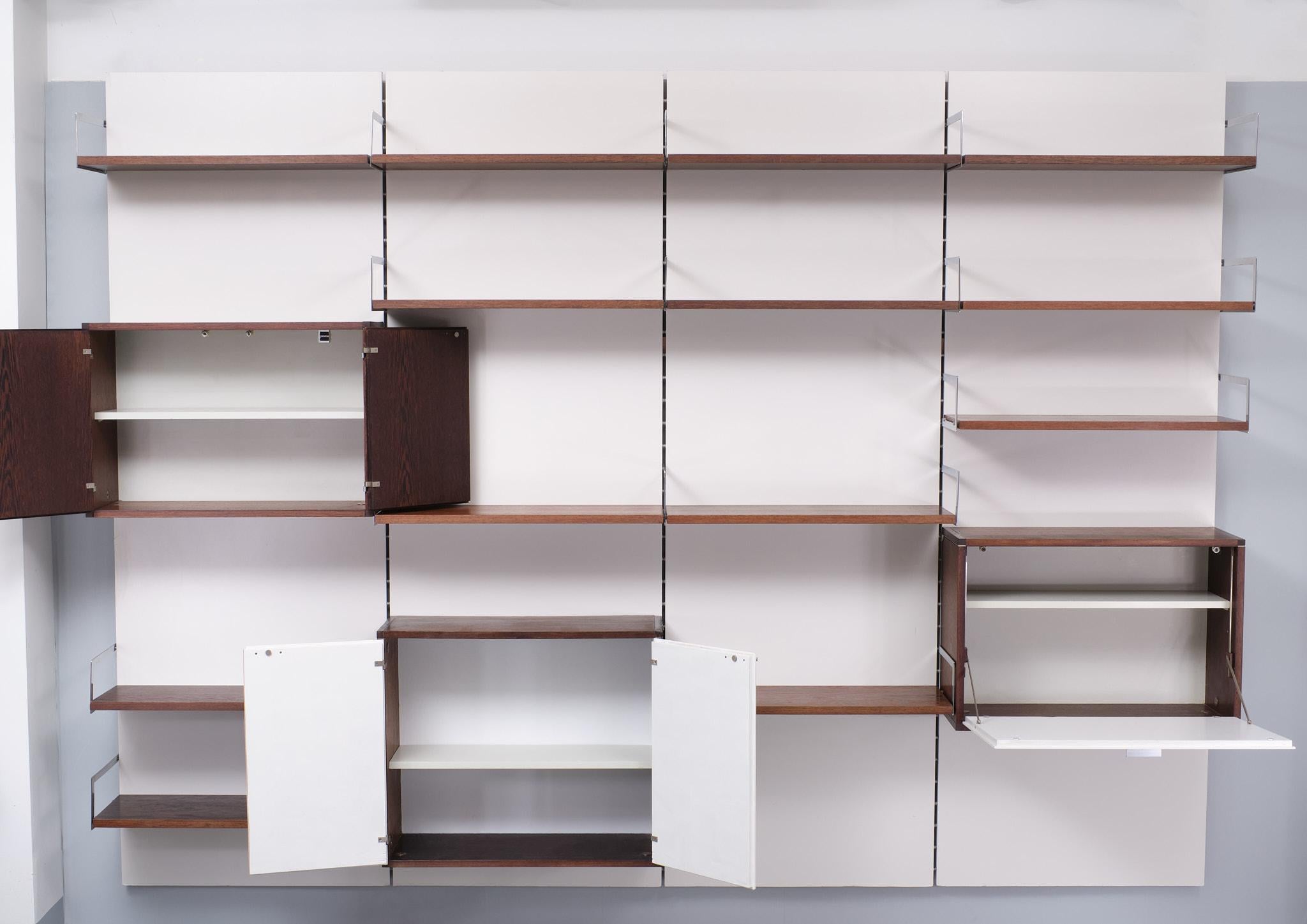 Large Pastoe Wall Unit ''Japan Series '' Cees Braakman  1958  Holland  For Sale 2