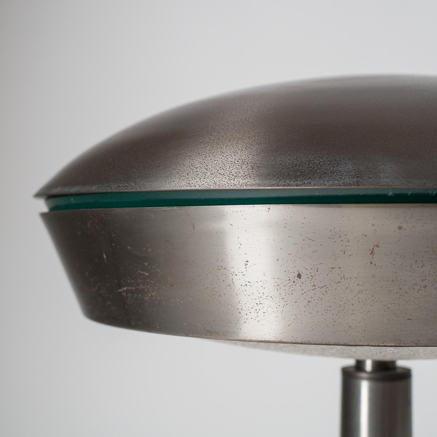 Große Tischlampe aus patiniertem Messing, 1960er Jahre, Italien im Angebot 3