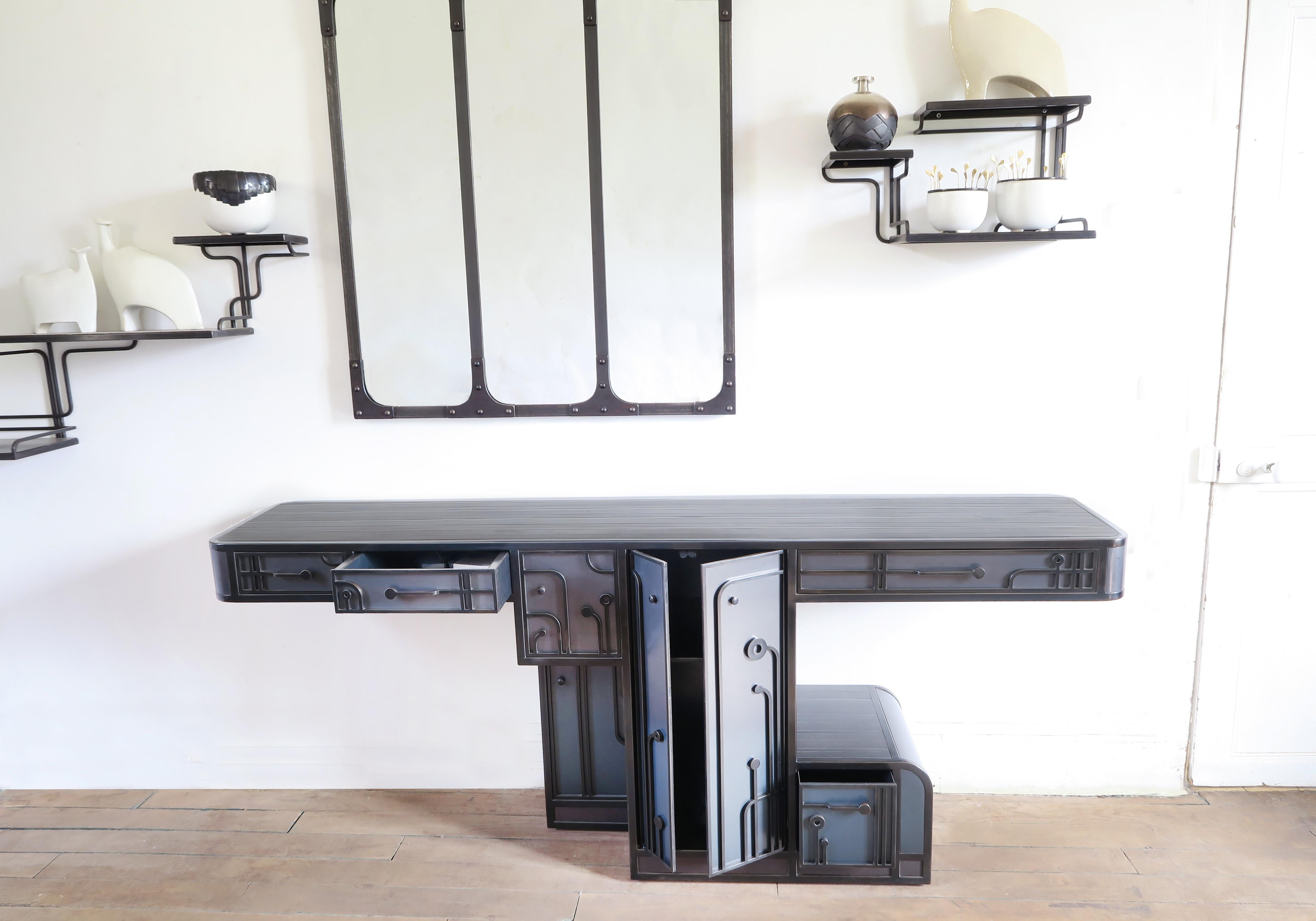 large console cabinet