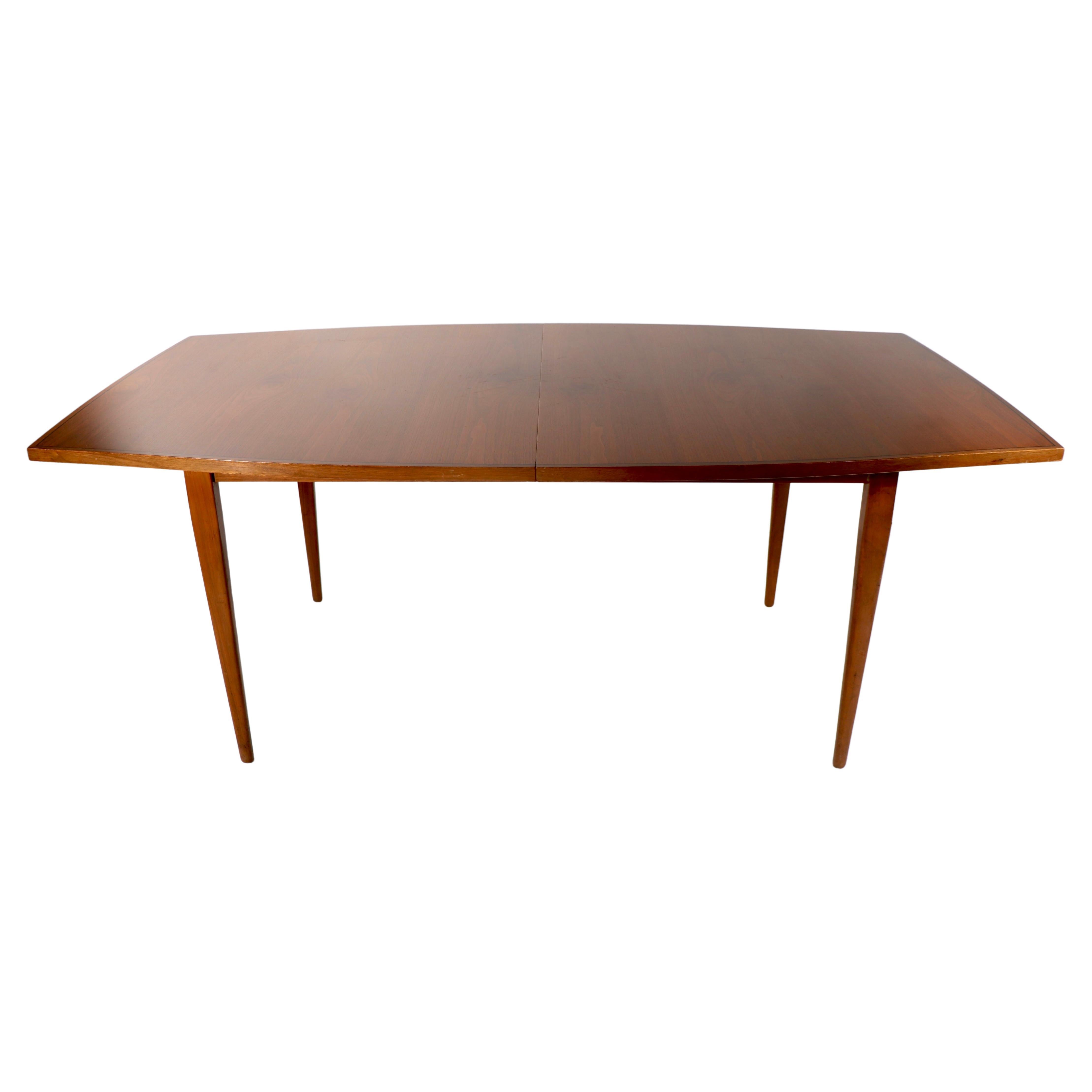 Large Paul McCobb Calvin Directional Dining Table with 3 Leaves