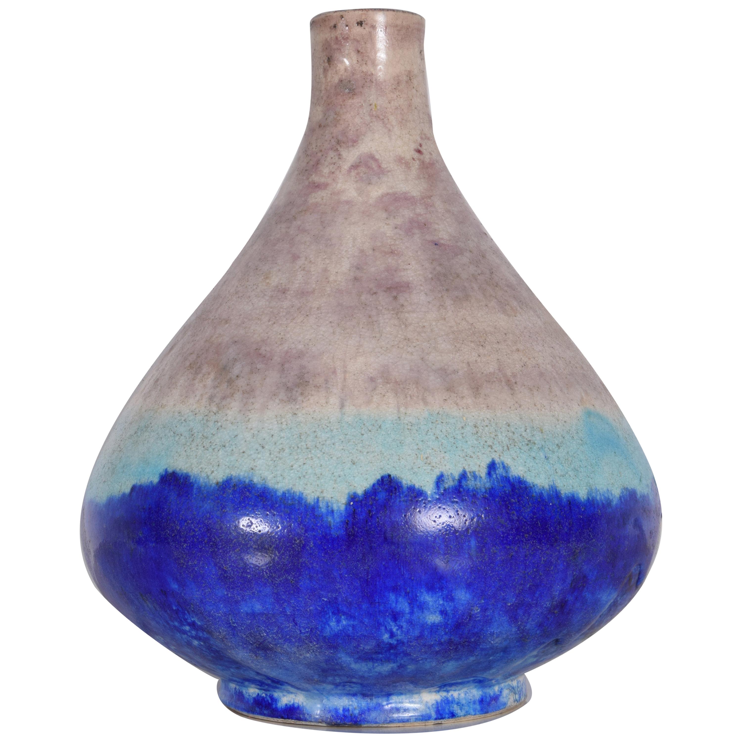 Large Paule Petitjean for Primavera Ceramic Vase