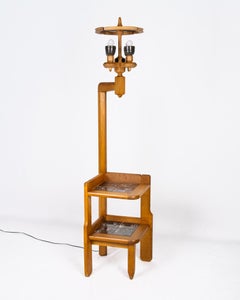 Große Paulin Stehleuchte von Guillerme et Chambon, Votre Maison, Frankreich, 1960er Jahre