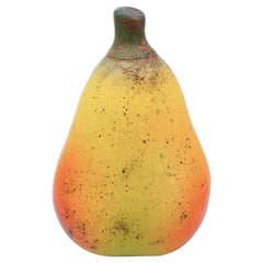 Large Pear, Ceramics by Hans Hedberg, Biot, France
