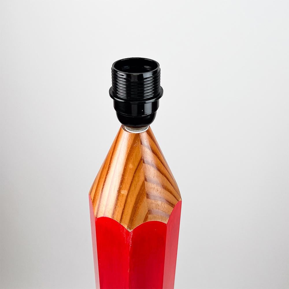 Large Pencil Lamp, 1980s For Sale 2