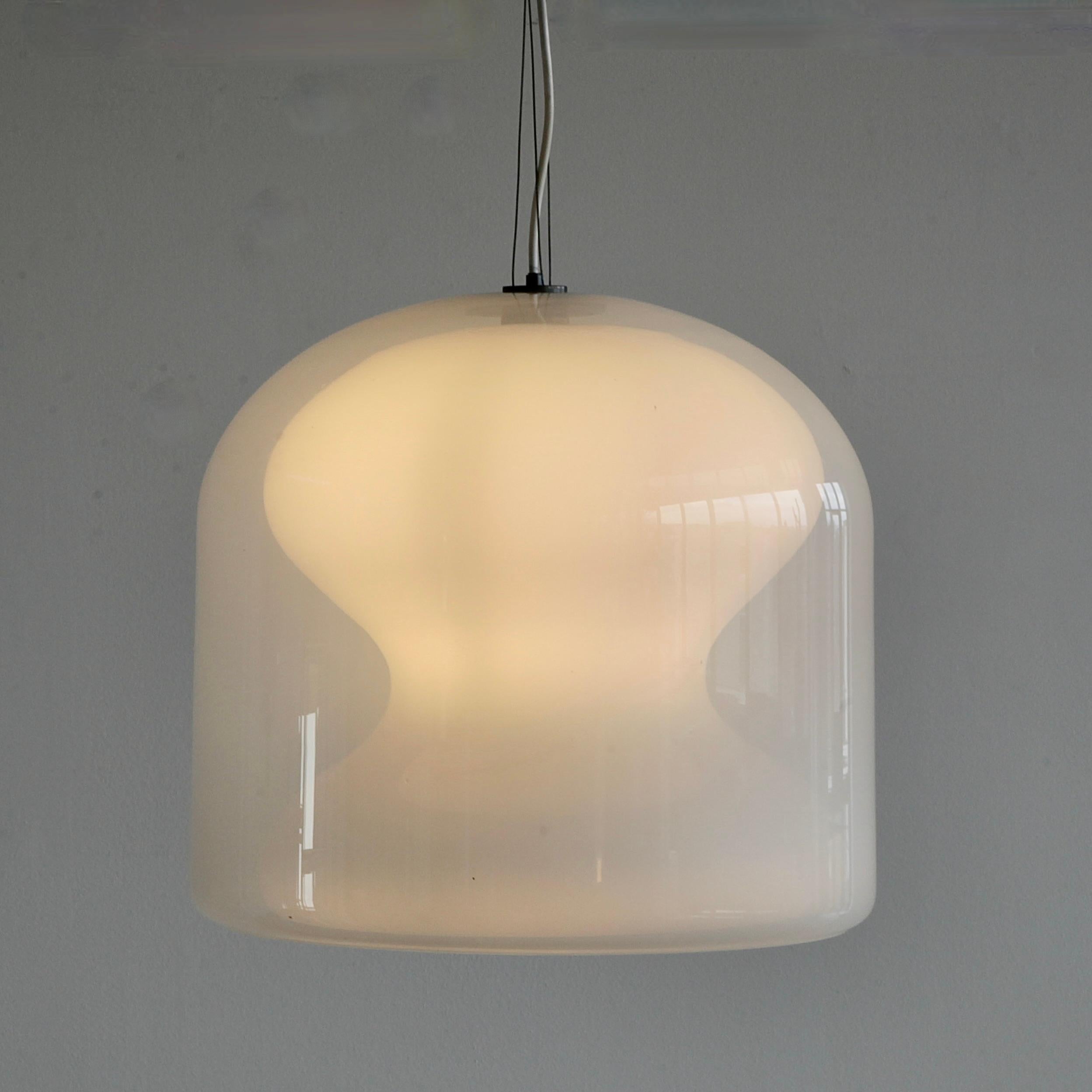 Blown Glass Large Pendant by Carlo NASON for VISTOSI, 1960s