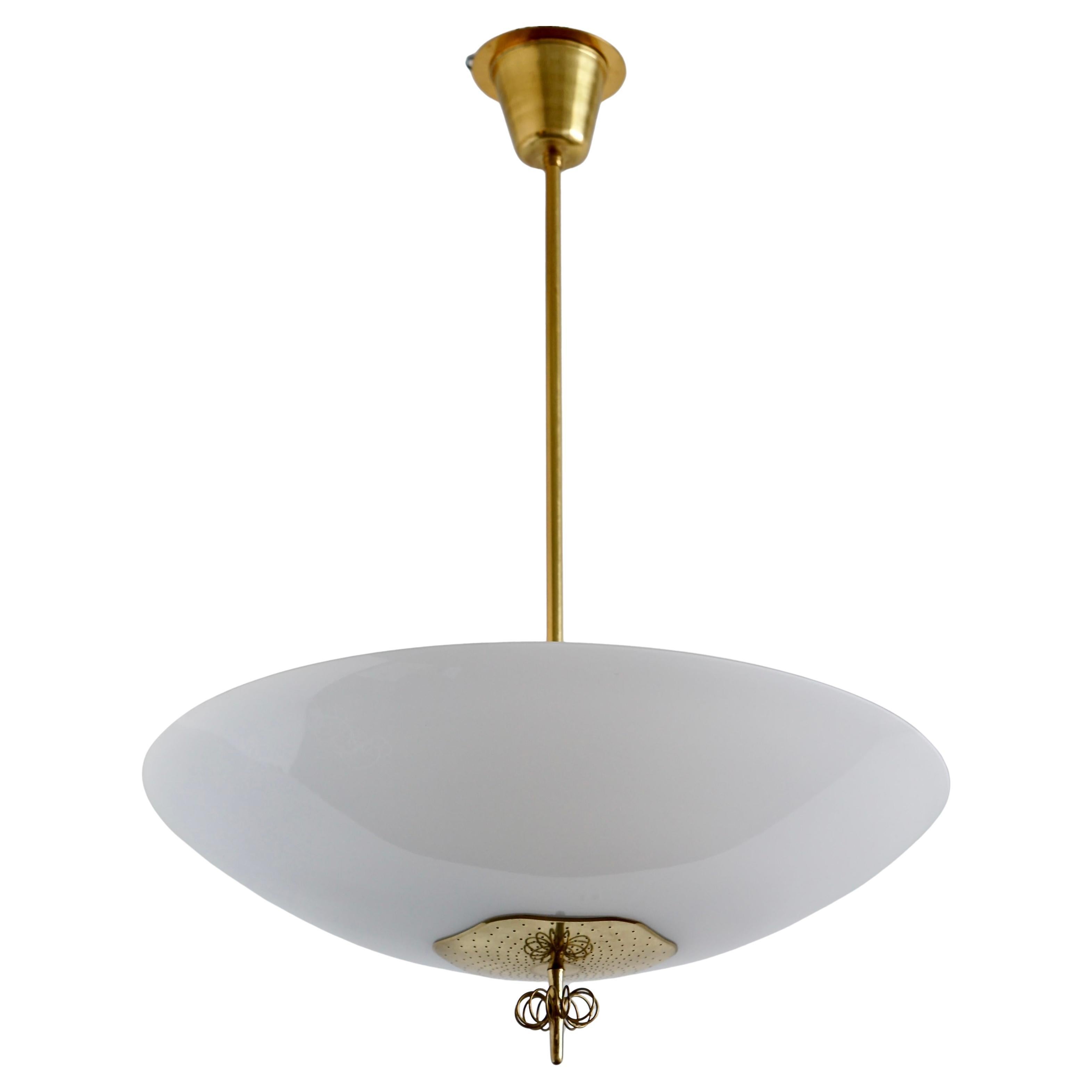 Large pendant by Paavo Tynell for Idman