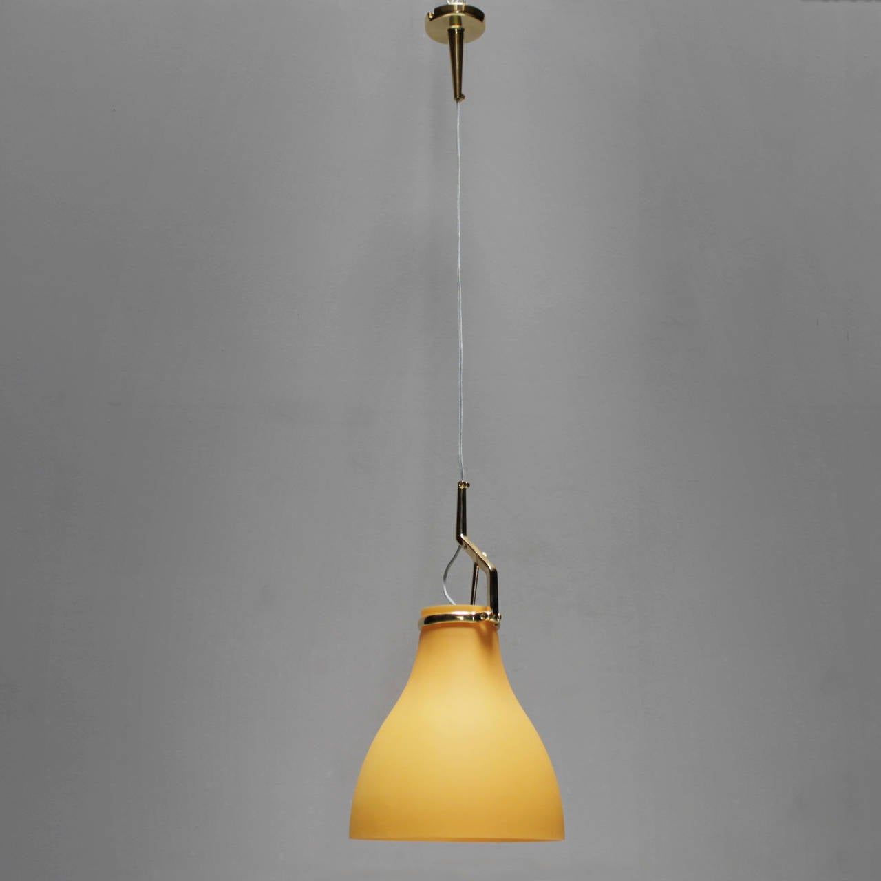 Mid-Century Modern Large Pendant by Paolo Rizzatto for Luceplan, Italy For Sale
