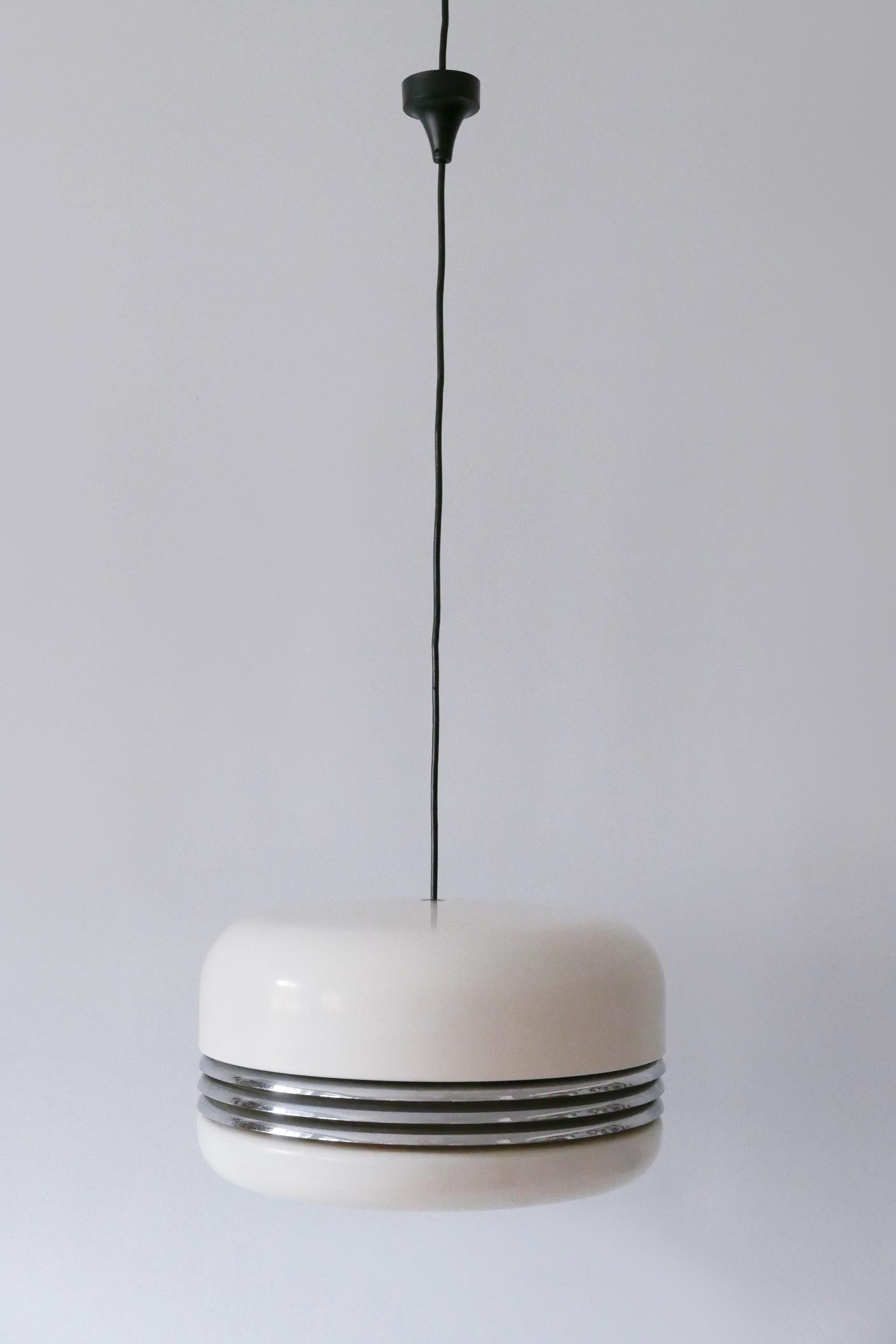 Mid-Century Modern Large Pendant Lamp '5526' by Alfred Kalthoff für Staff & Schwarz Germany 1960s For Sale