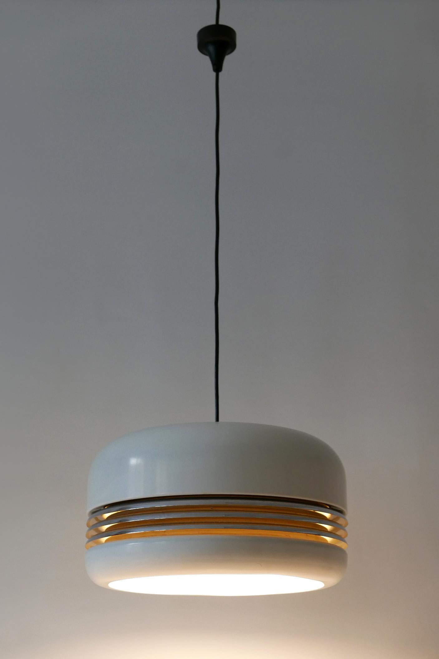 Late 20th Century Large Pendant Lamp '5526' by Alfred Kalthoff für Staff & Schwarz Germany 1960s For Sale