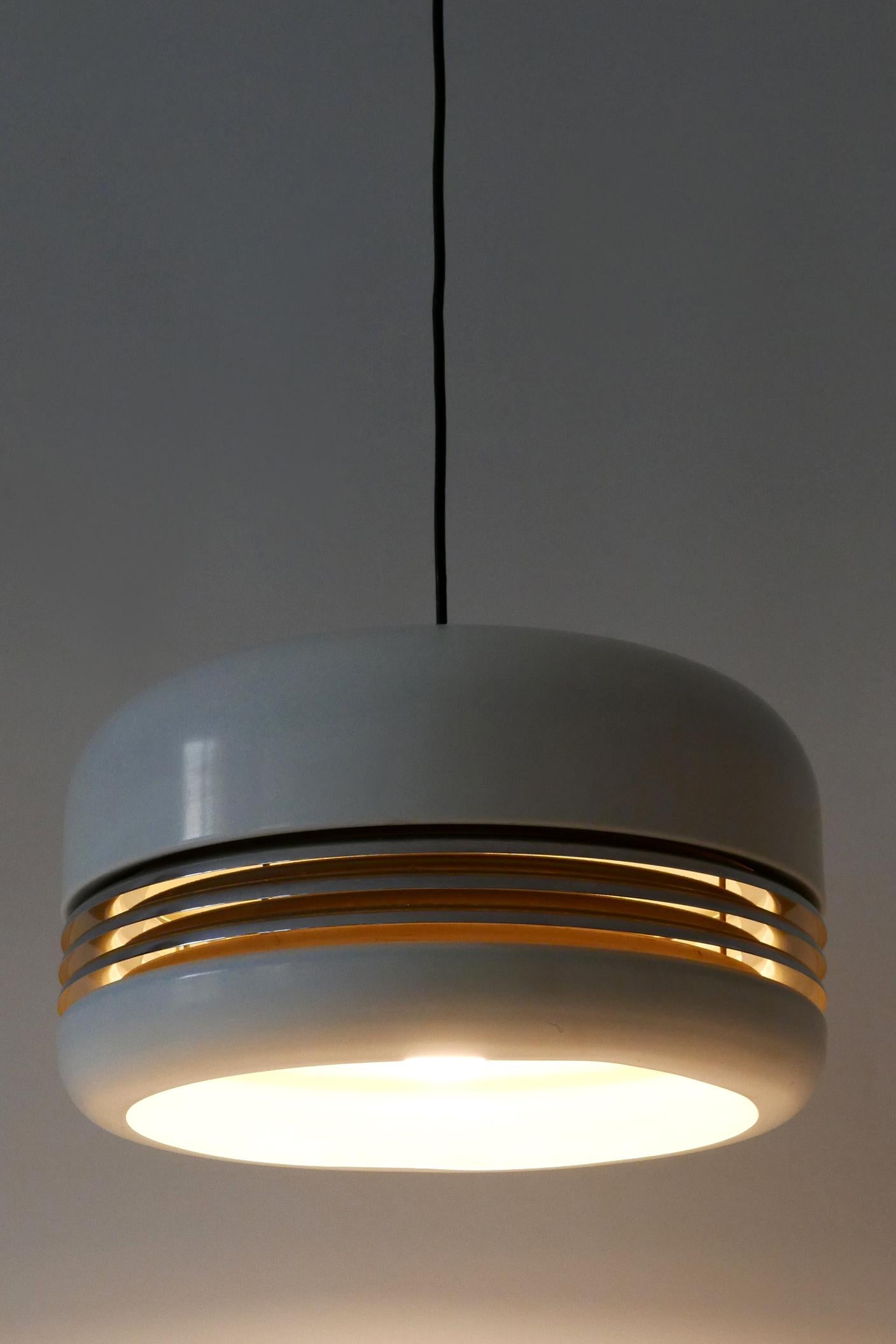 Chrome Grande lampe suspendue '5526' par Alfred Kalthoff pour Staff & Schwarz Allemagne 1960s en vente
