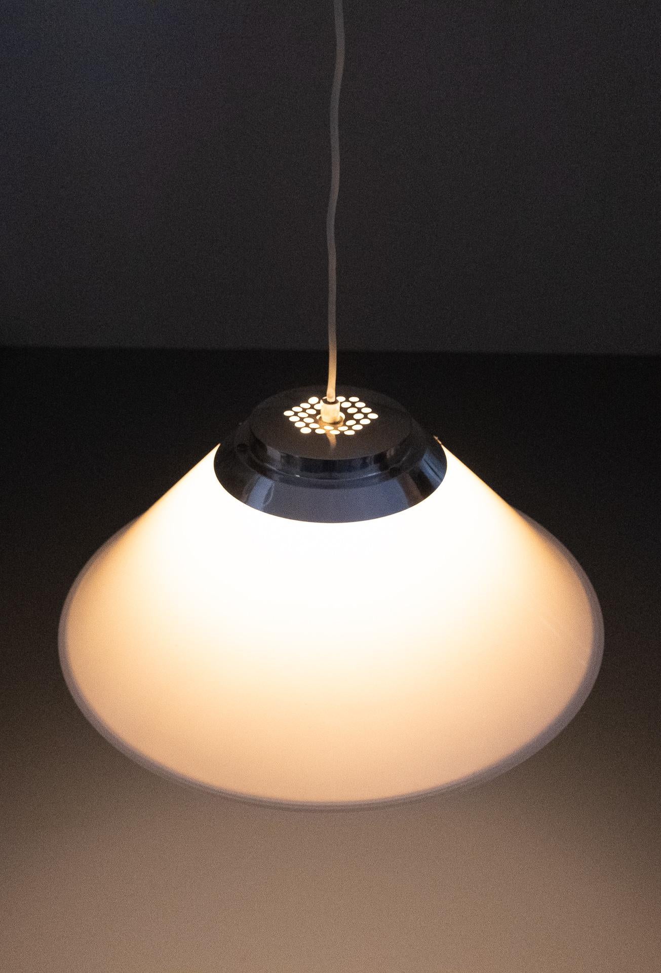 Grande lampe à suspension Atelj Lyktan, années 1970 en vente 3