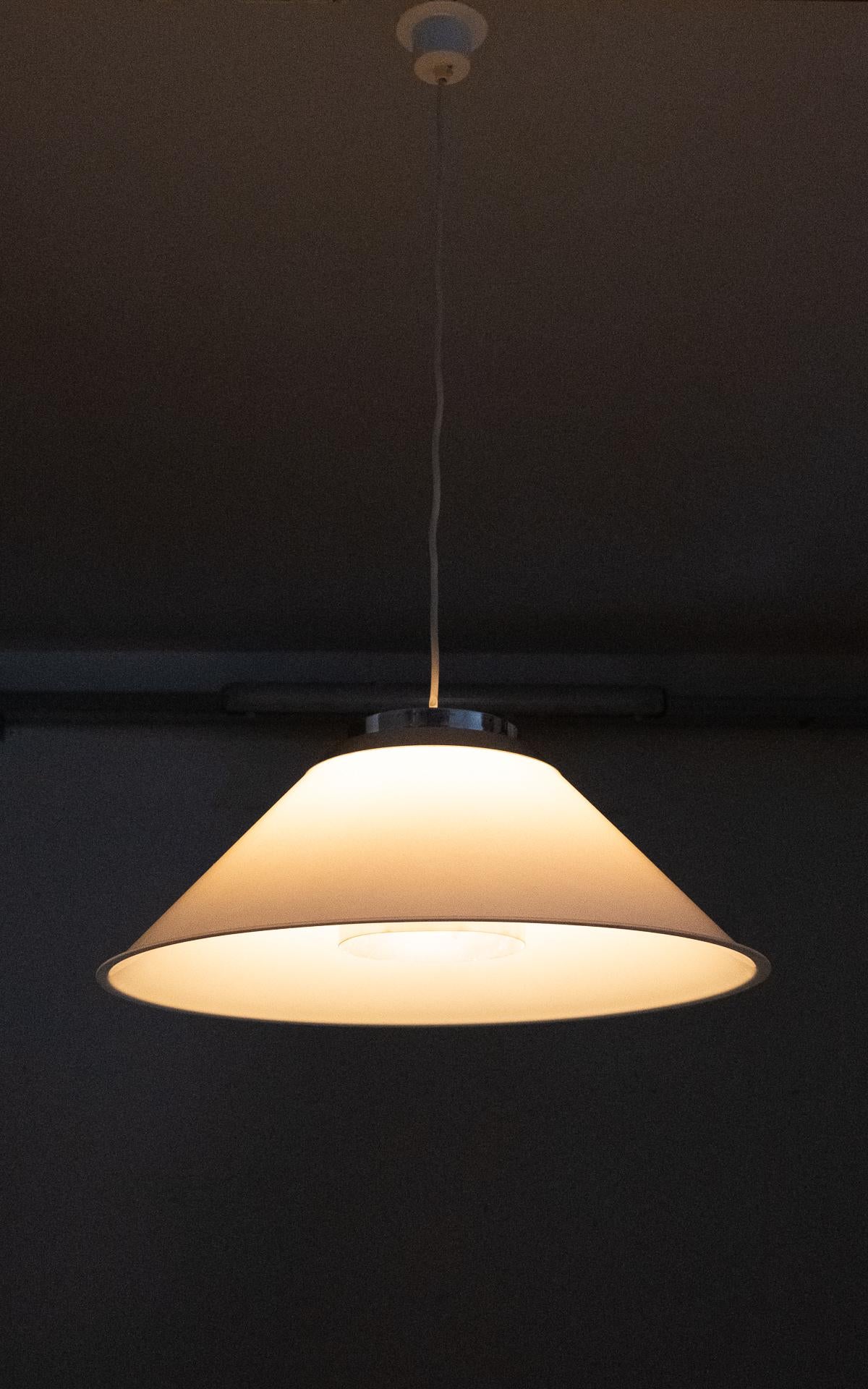 Grande lampe à suspension Atelj Lyktan, années 1970 en vente 5