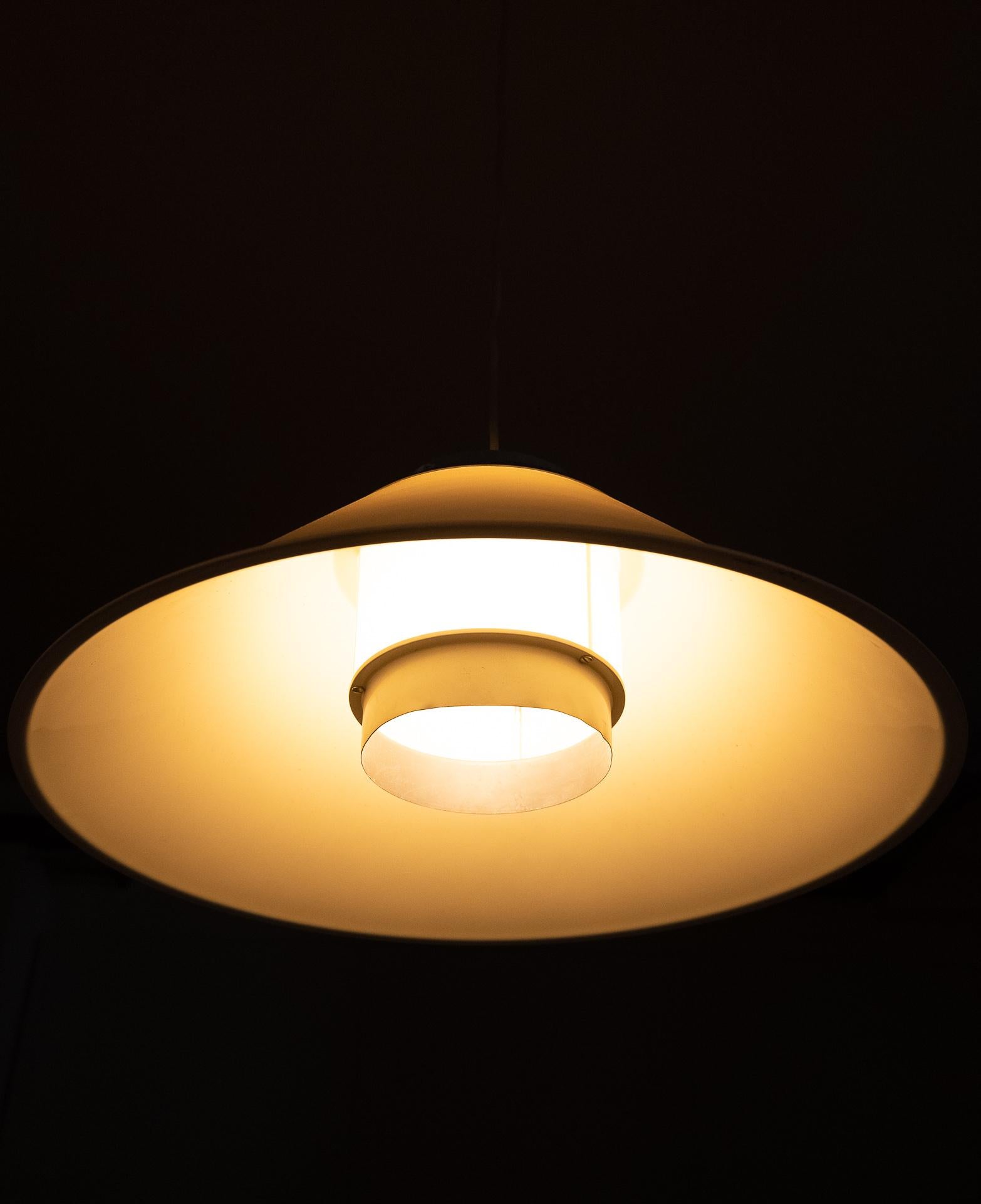 Grande lampe à suspension Atelj Lyktan, années 1970 en vente 6