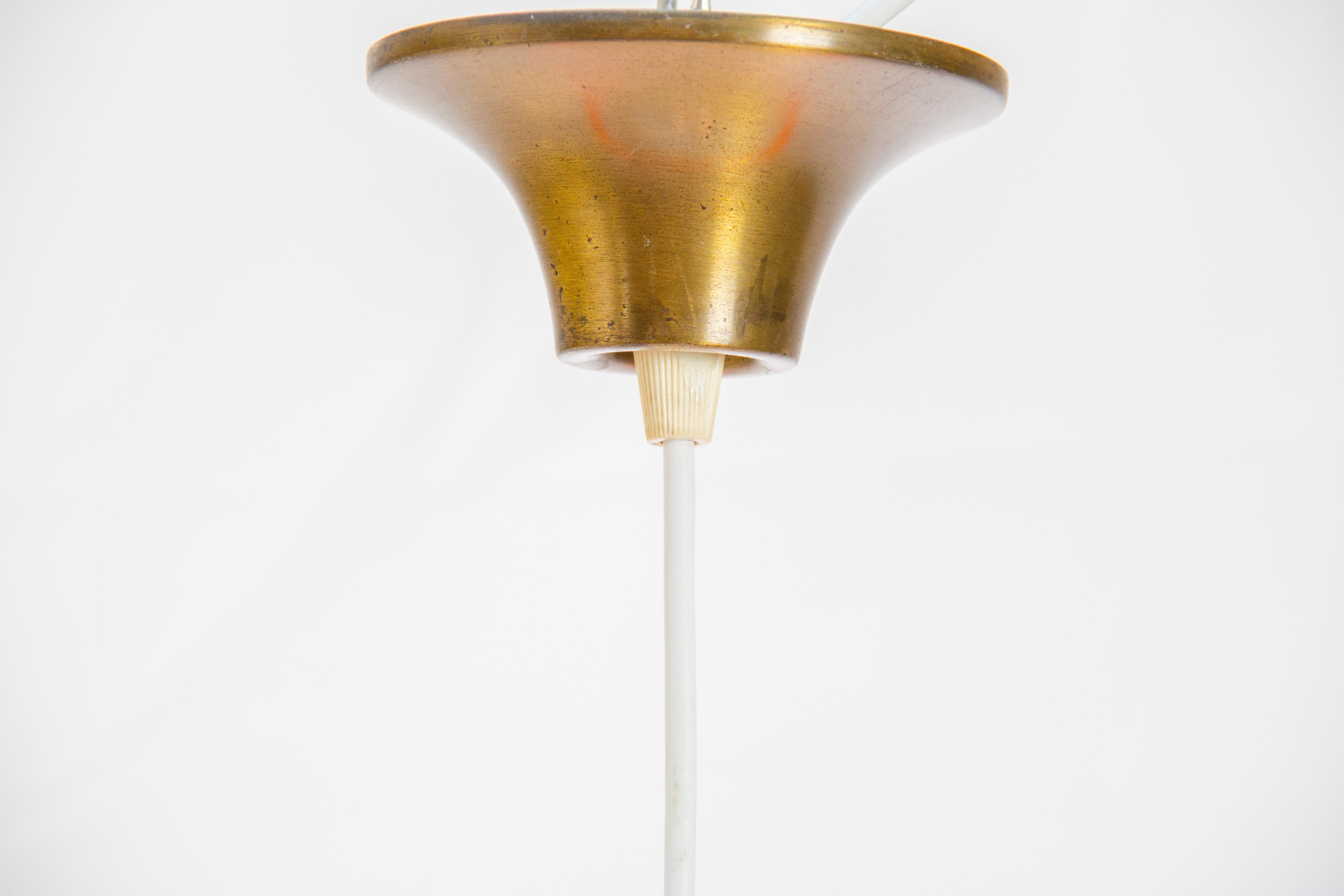 Italian Large Pendant Lamp by Luigi Massoni for Guzzini, 1970s For Sale