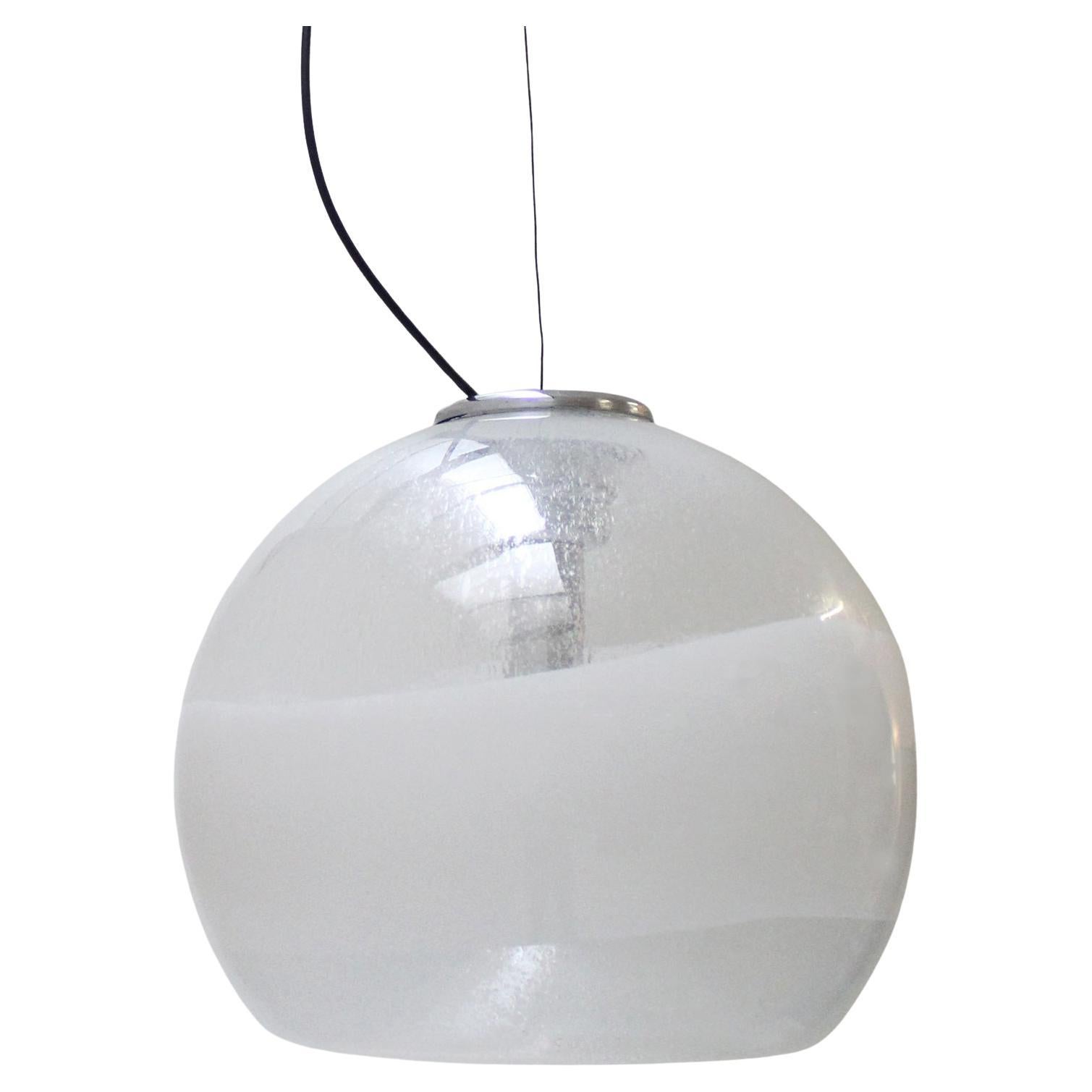 Large Pendant Lamp in Murano Glass by Gino Poli and Ettore Fantasia for Sothis