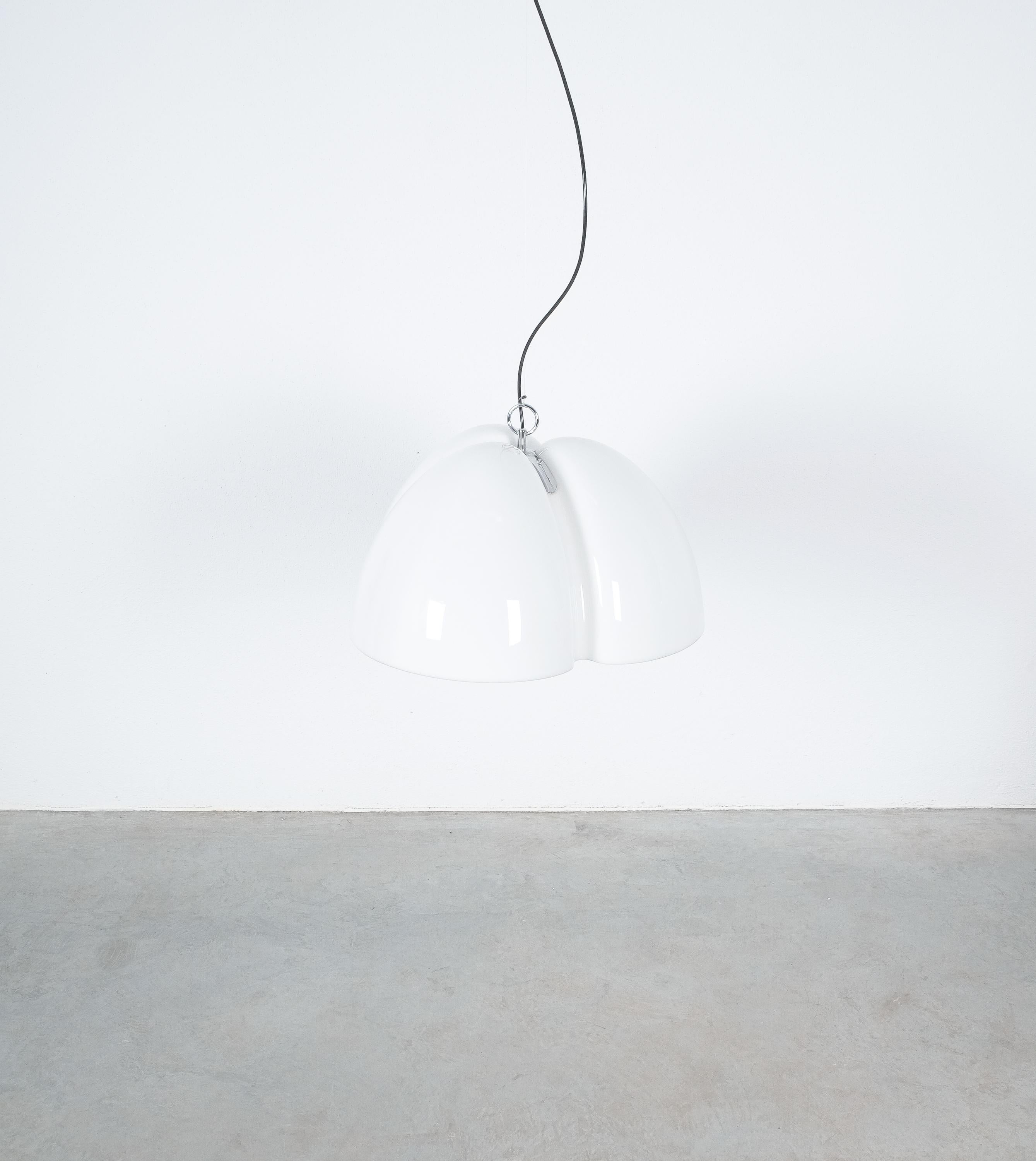 Milieu du XXe siècle Grande lampe à suspension Tricena I d'Ingo Maurer pour Design M, 1968 en vente