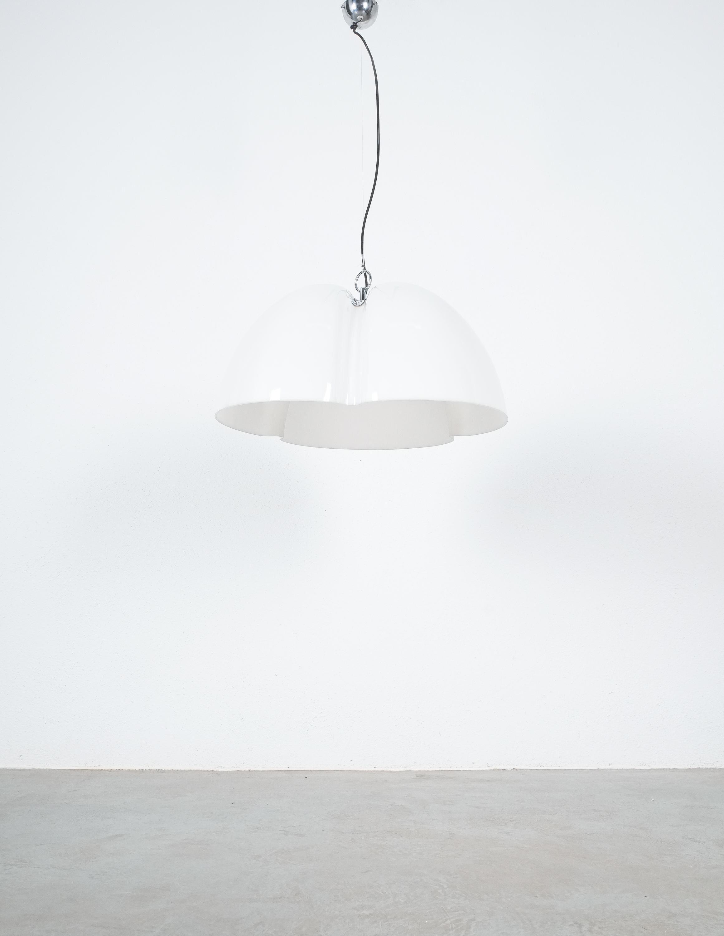 Tricena I by Ingo Maurer for Design M Large Pendant Lamp, 1968 For Sale 1