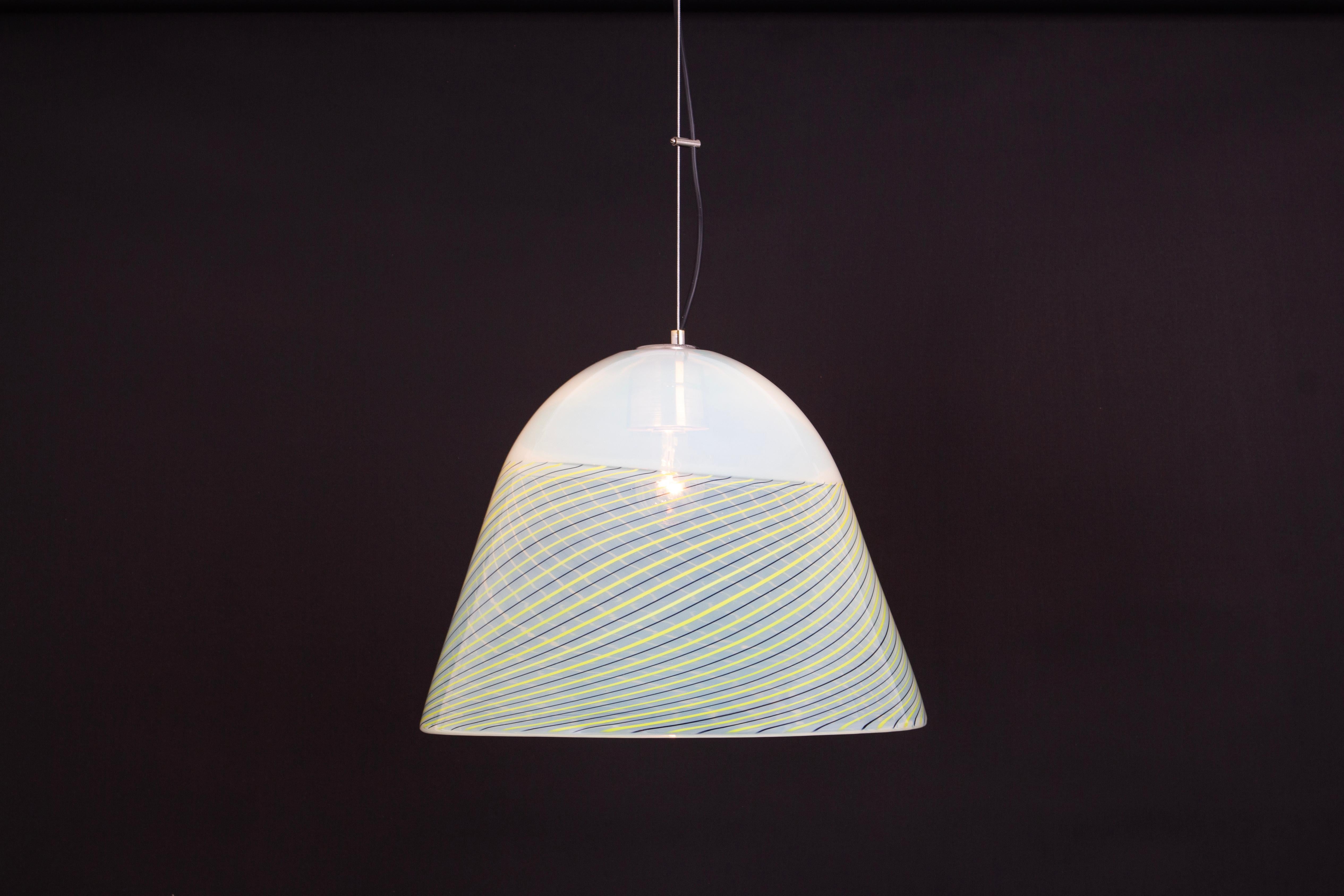 Large Pendant Light in style of Kalmar-Fazzoletto, Italy, 1970s For Sale 4