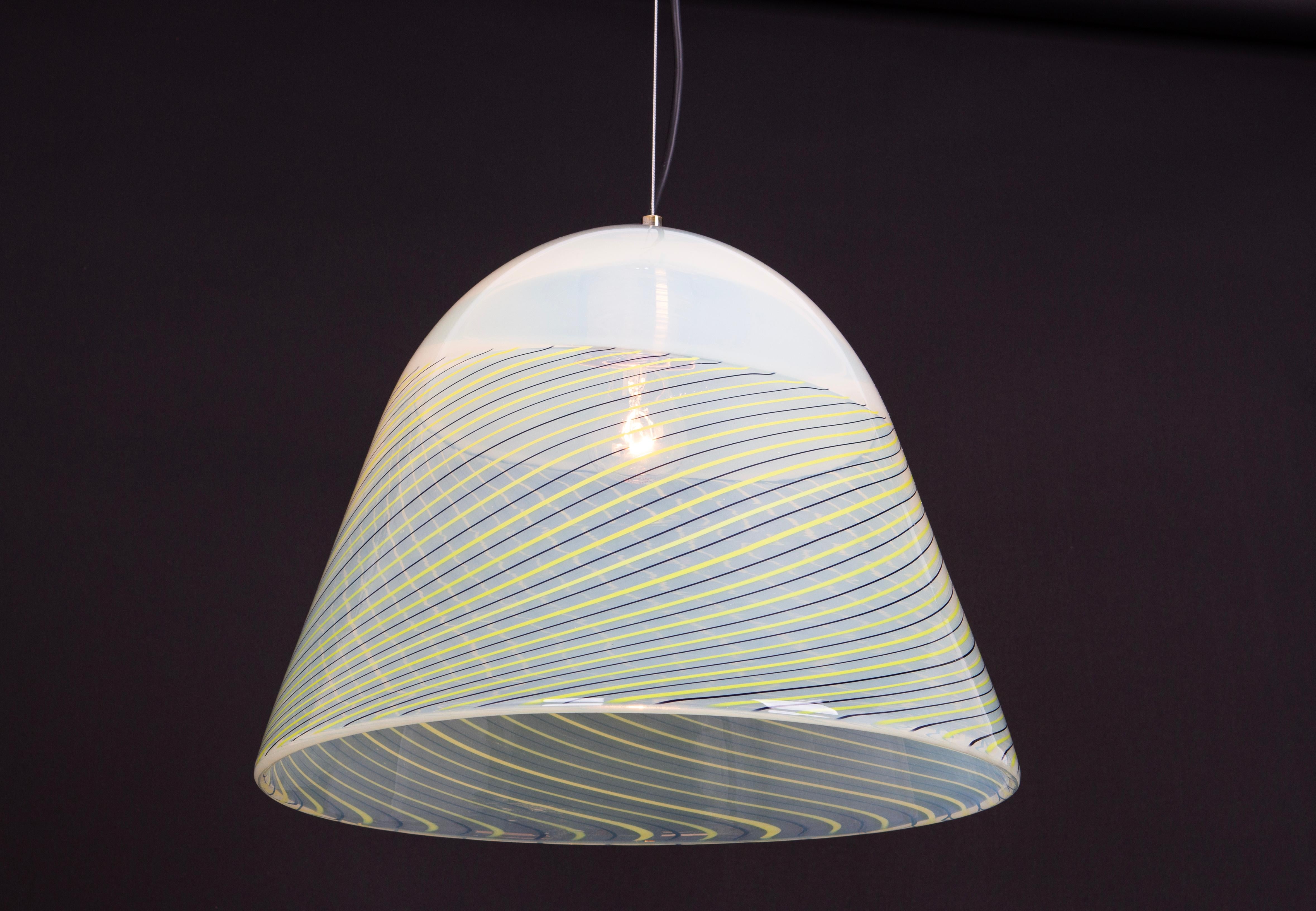 Large Pendant Light in style of Kalmar-Fazzoletto, Italy, 1970s For Sale 5