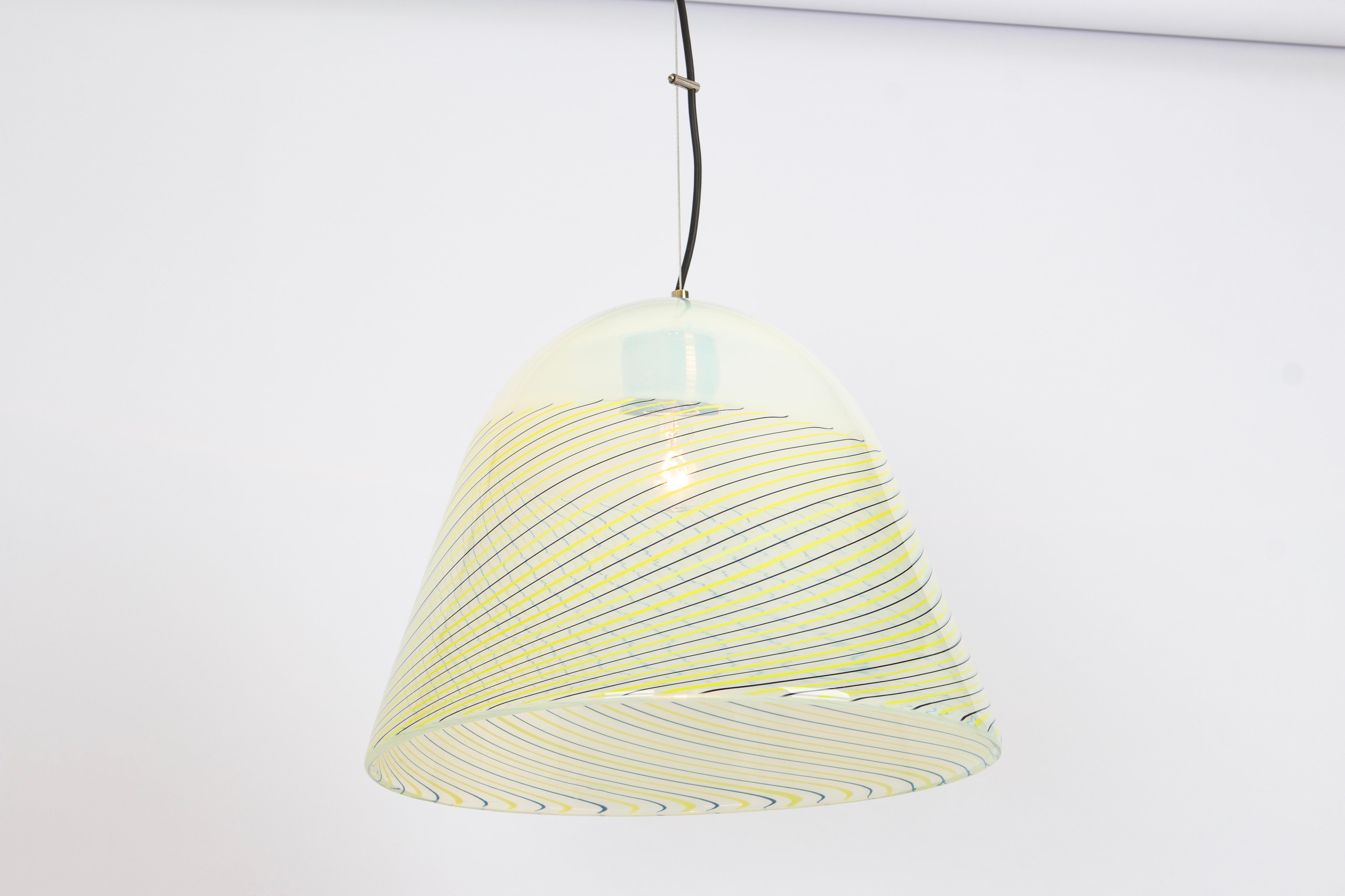 Large Pendant Light in style of Kalmar-Fazzoletto, Italy, 1970s In Good Condition For Sale In Aachen, NRW