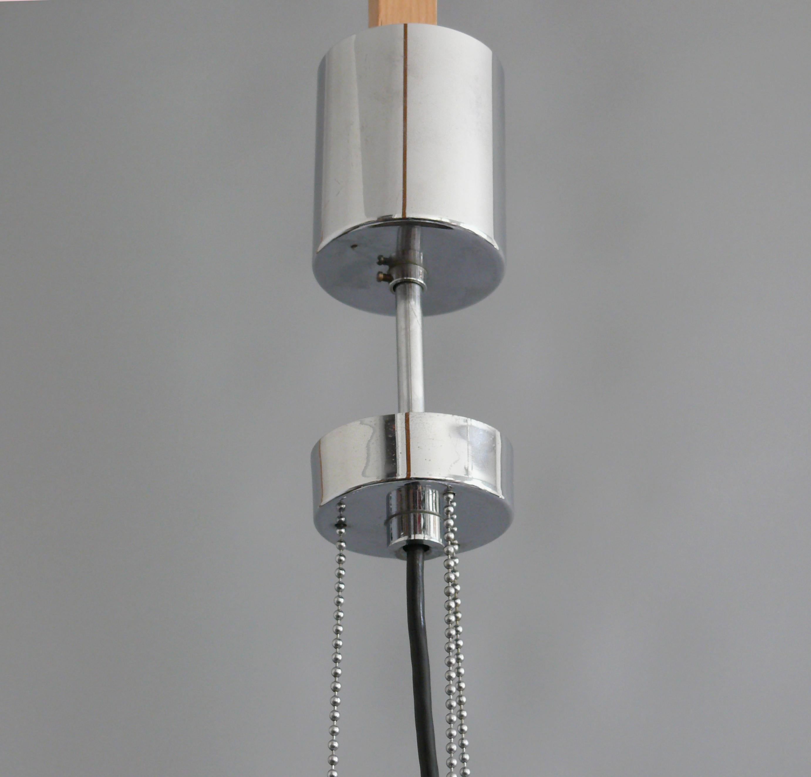Large Space Age Chandelier Made by Glashütte Limburg, 1970s For Sale 3