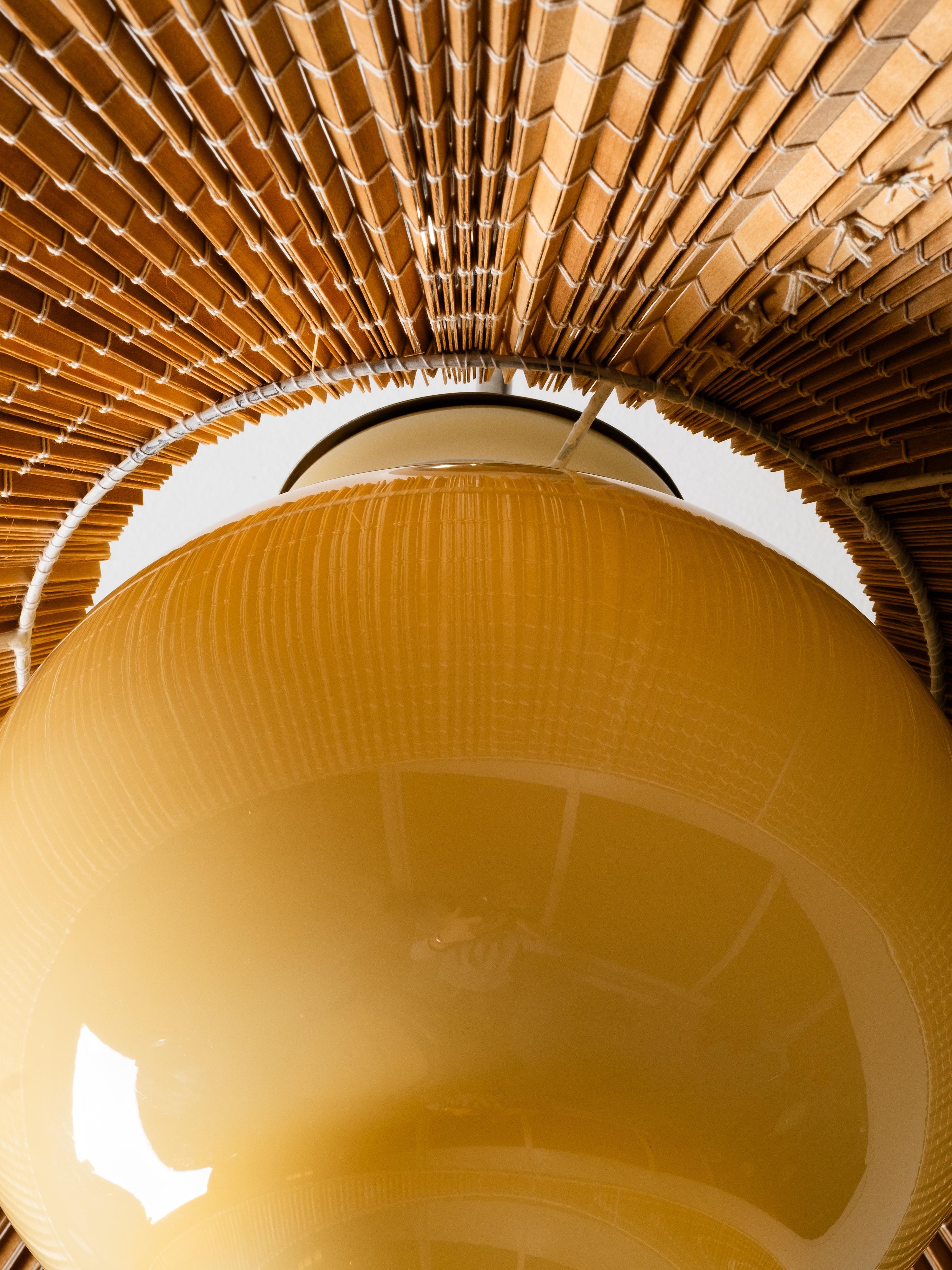 Große Pendelleuchte Modell 1092 von Paavo Tynell für Taito Oy, Finnland, 1940er Jahre im Angebot 4