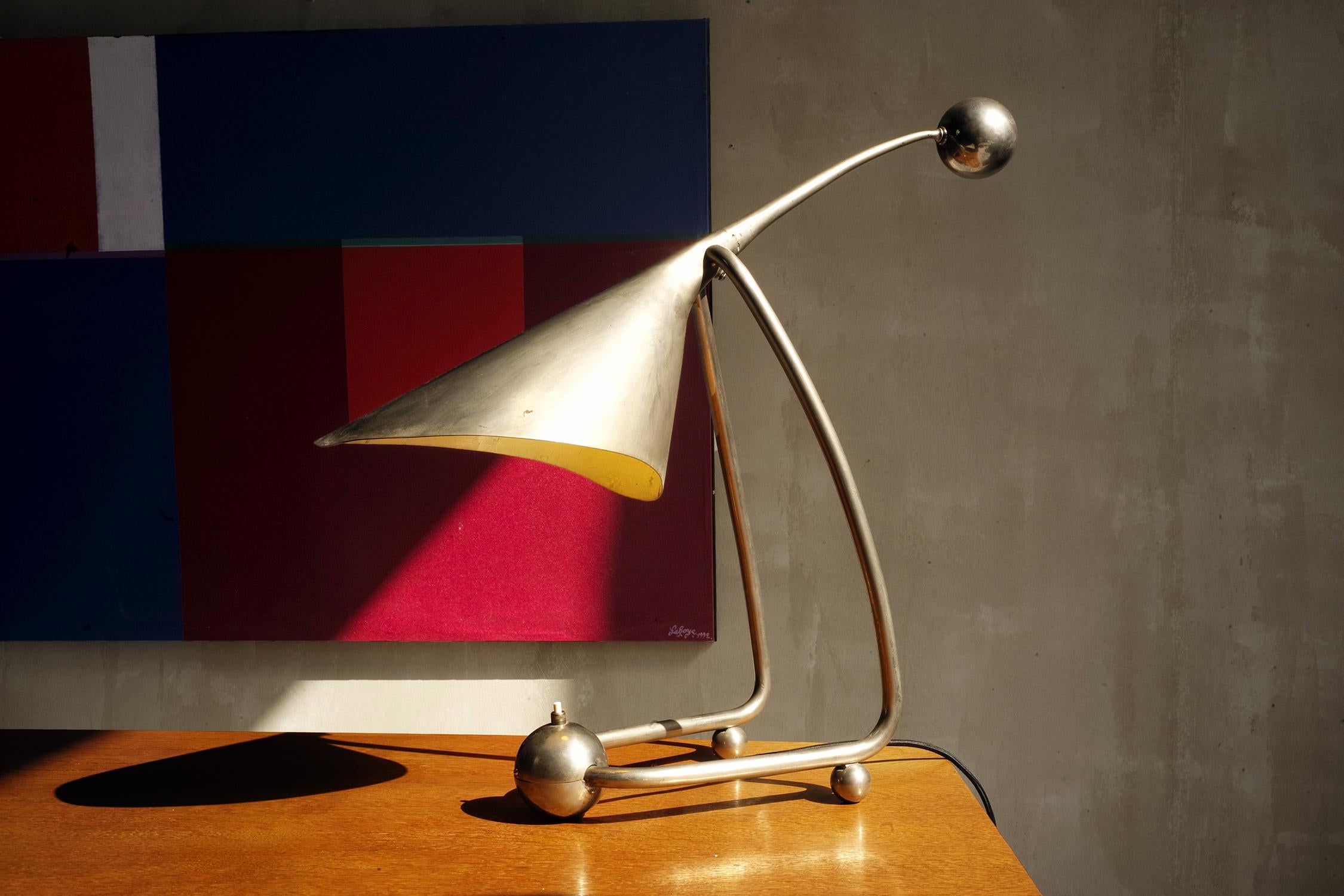 Large pendulum lamp, France 1960 For Sale 5